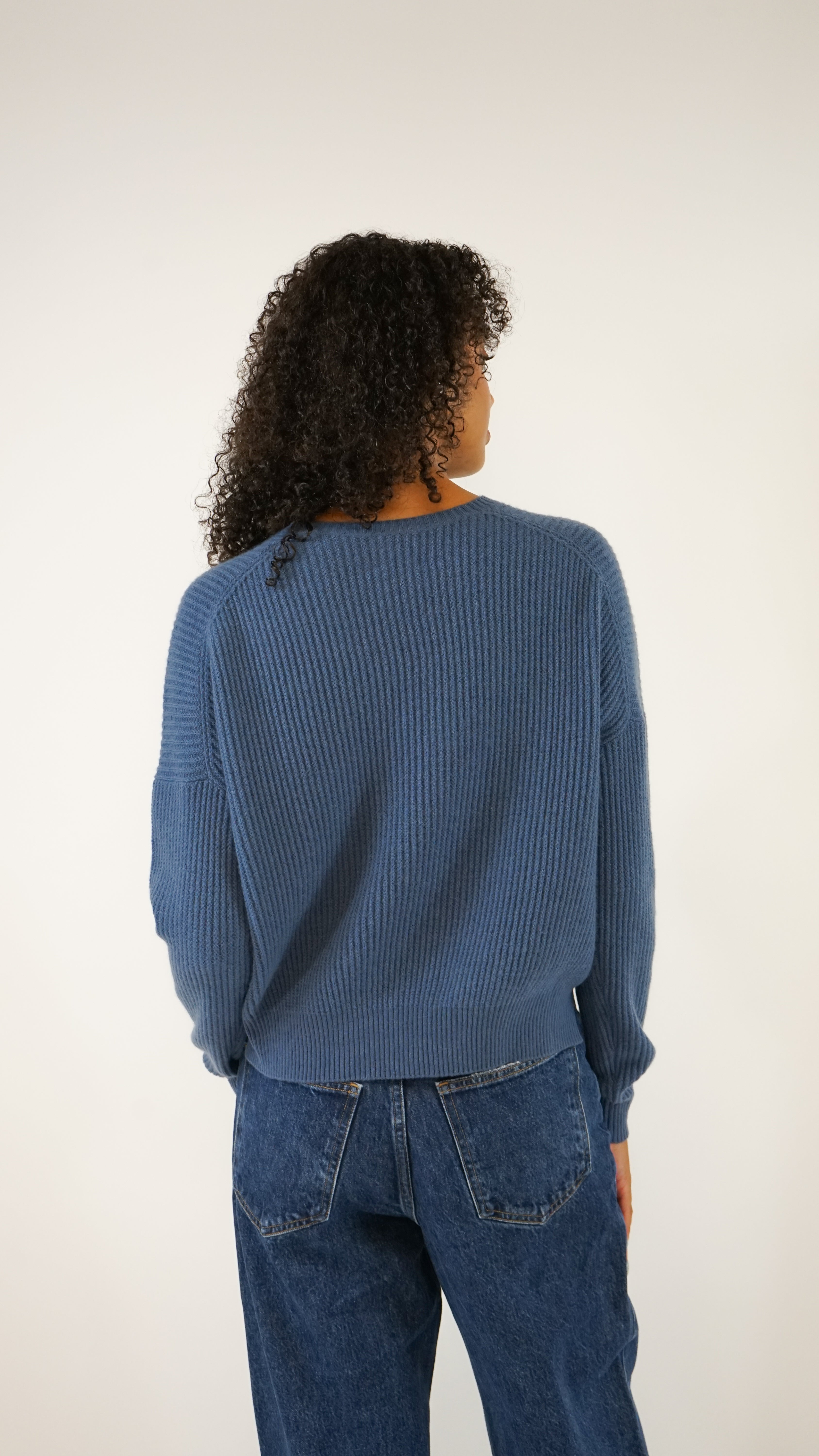 Allude Oversized Crewneck Sweater