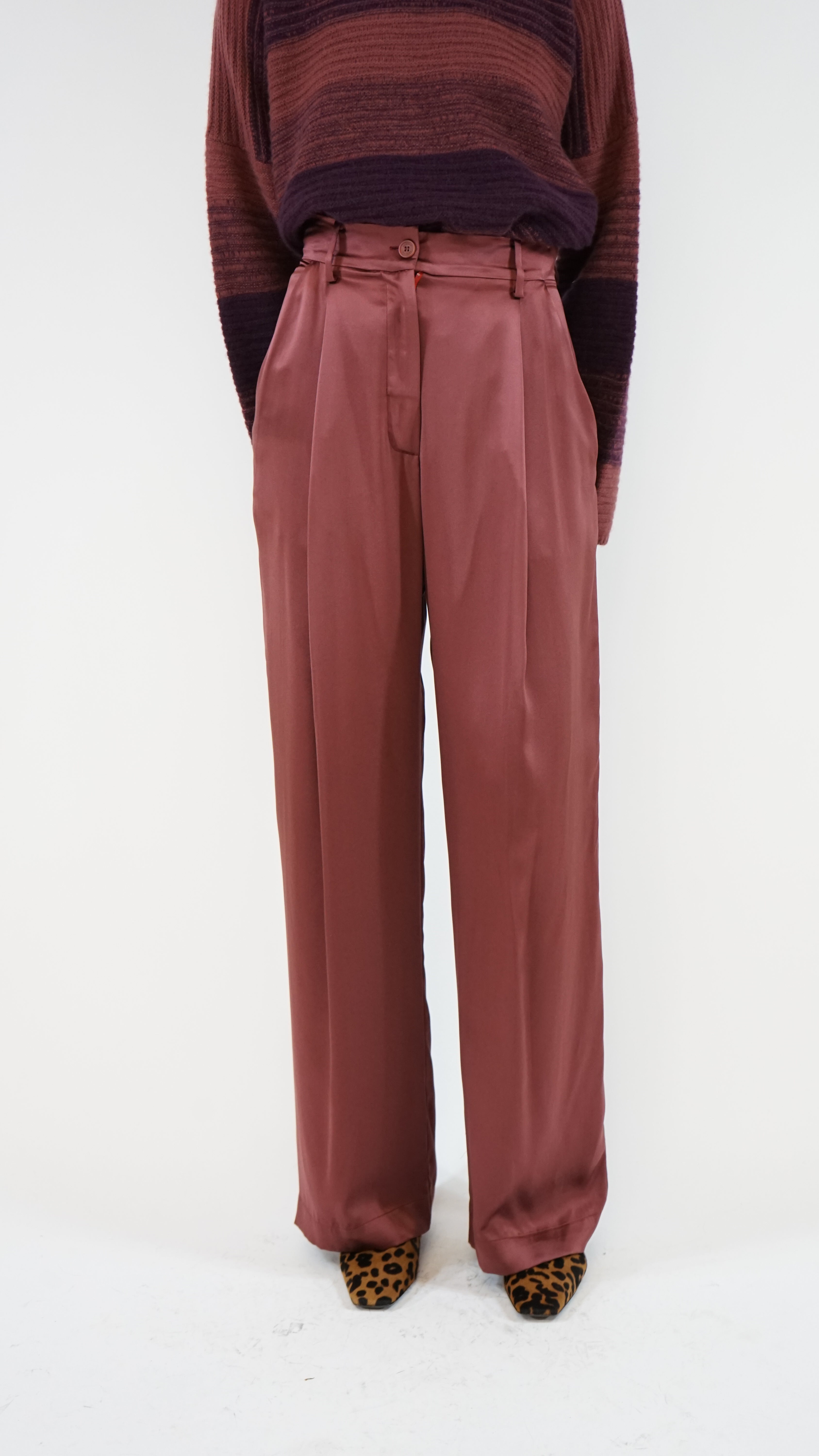 Sablyn Emerson High Rise Pleated Pant