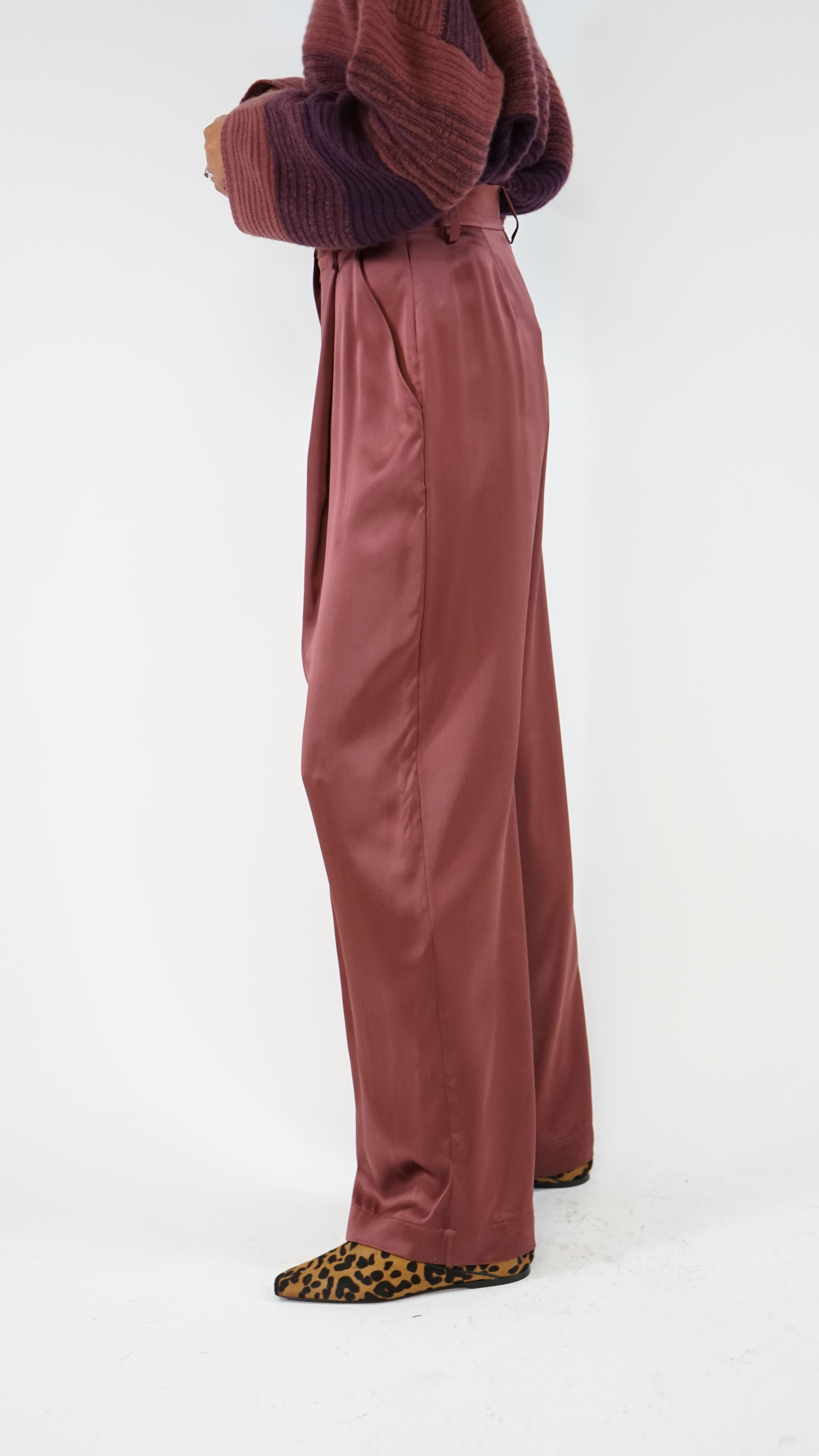 Sablyn Emerson High Rise Pleated Pant