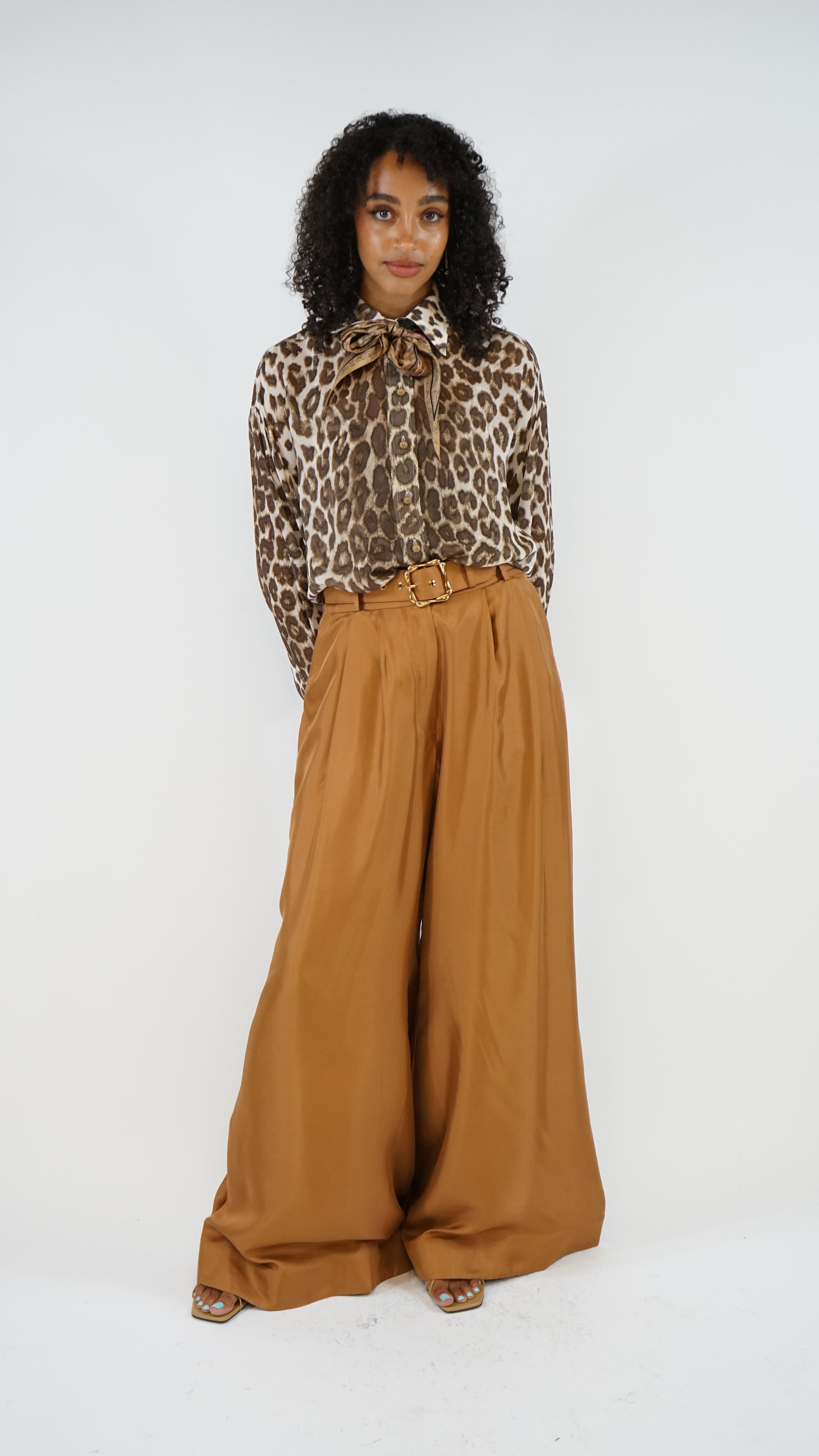 Zimmermann Illustration Double Tuck Pant