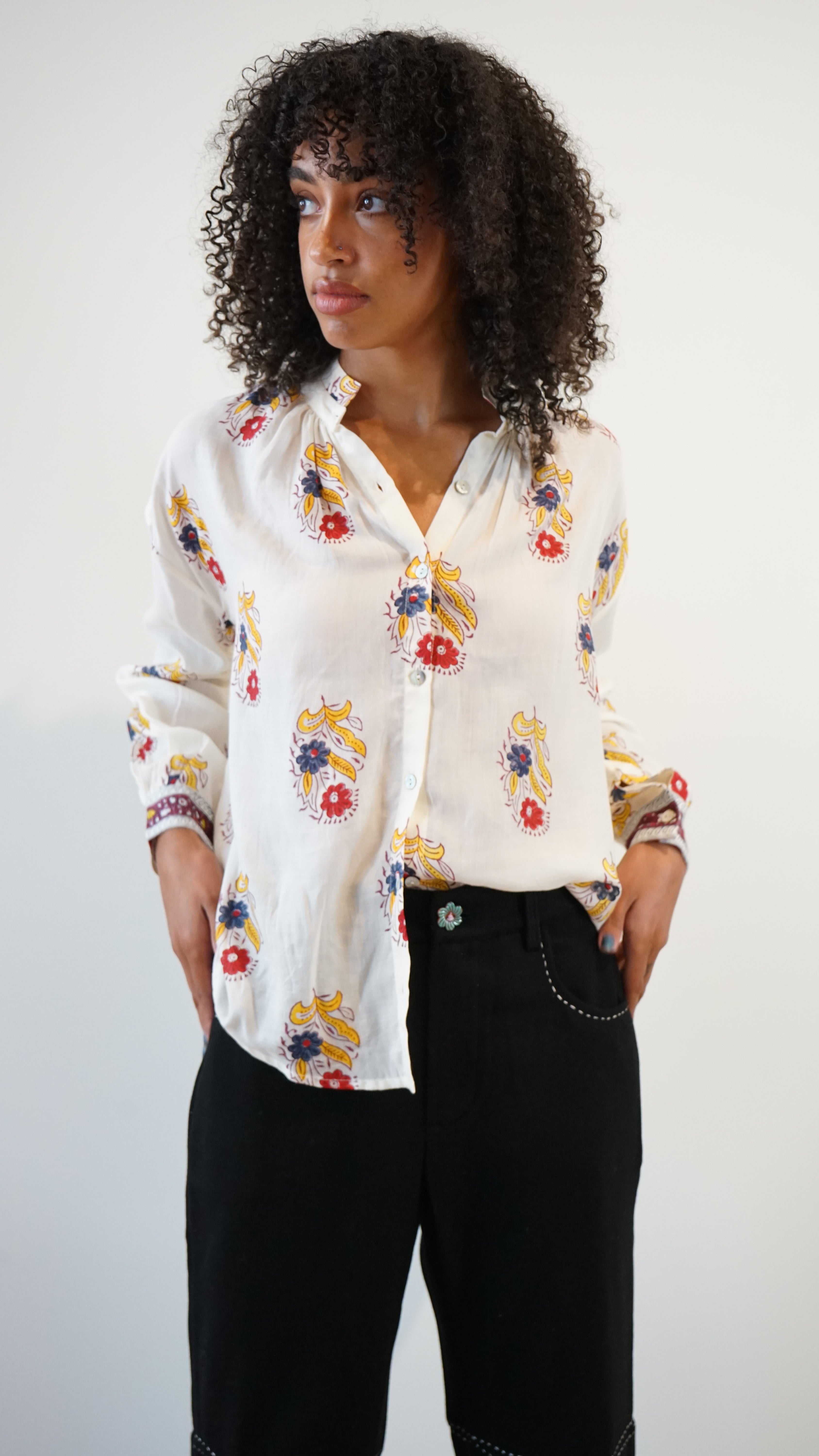 Alix of Bohemia Kiki Fireflower Shirt