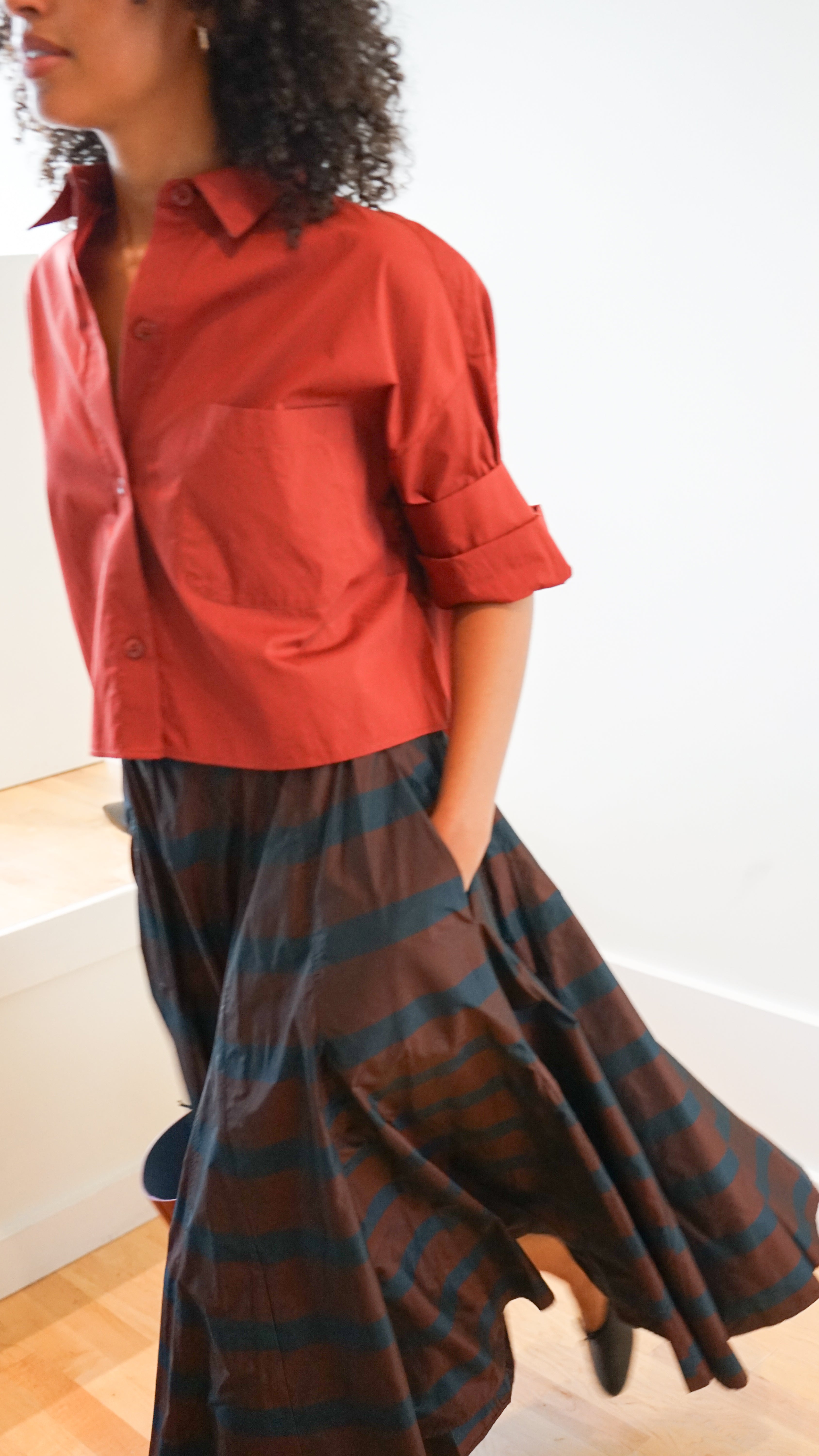 Odeeh Taffeta Skirt