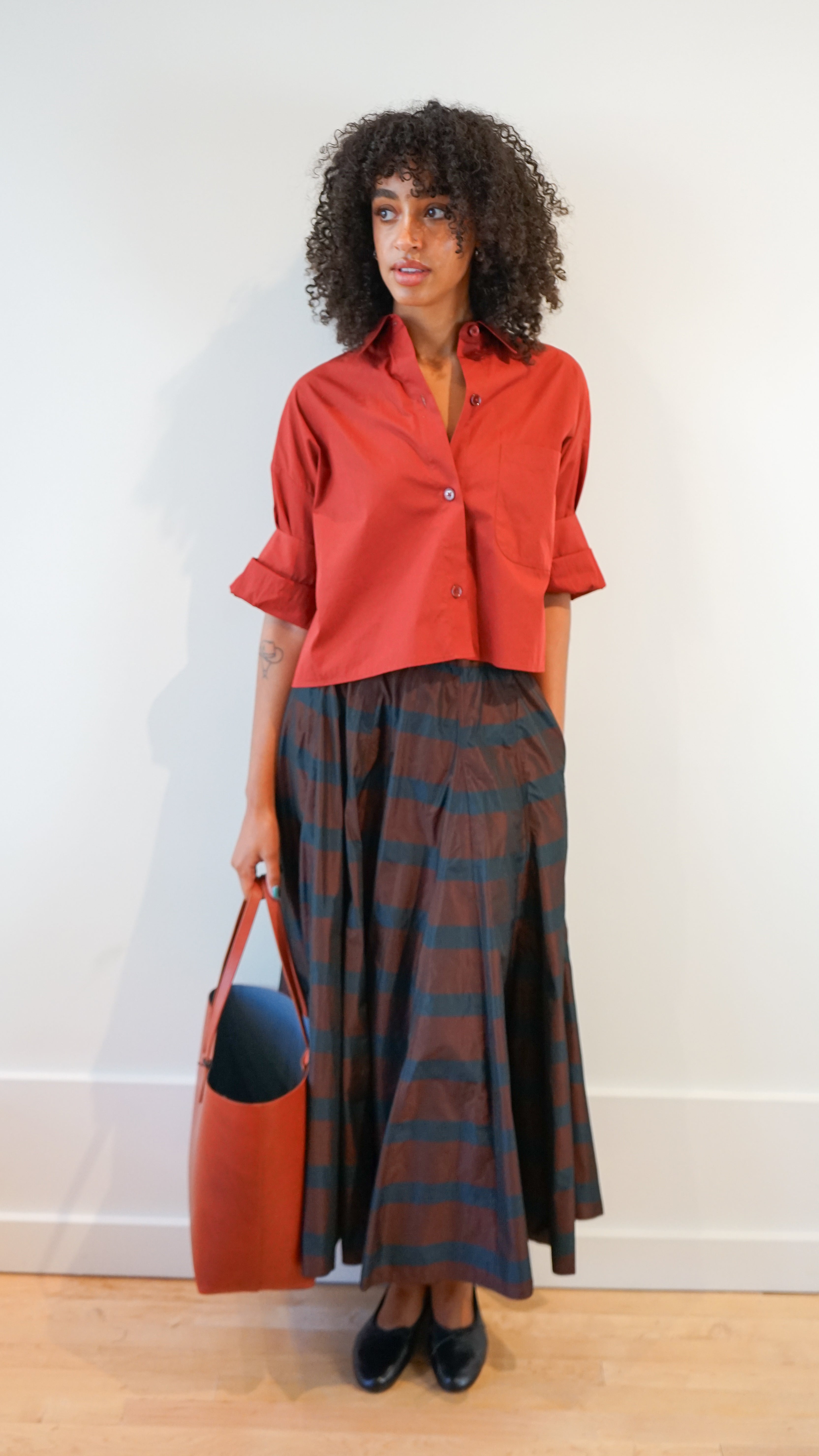 Odeeh Taffeta Skirt