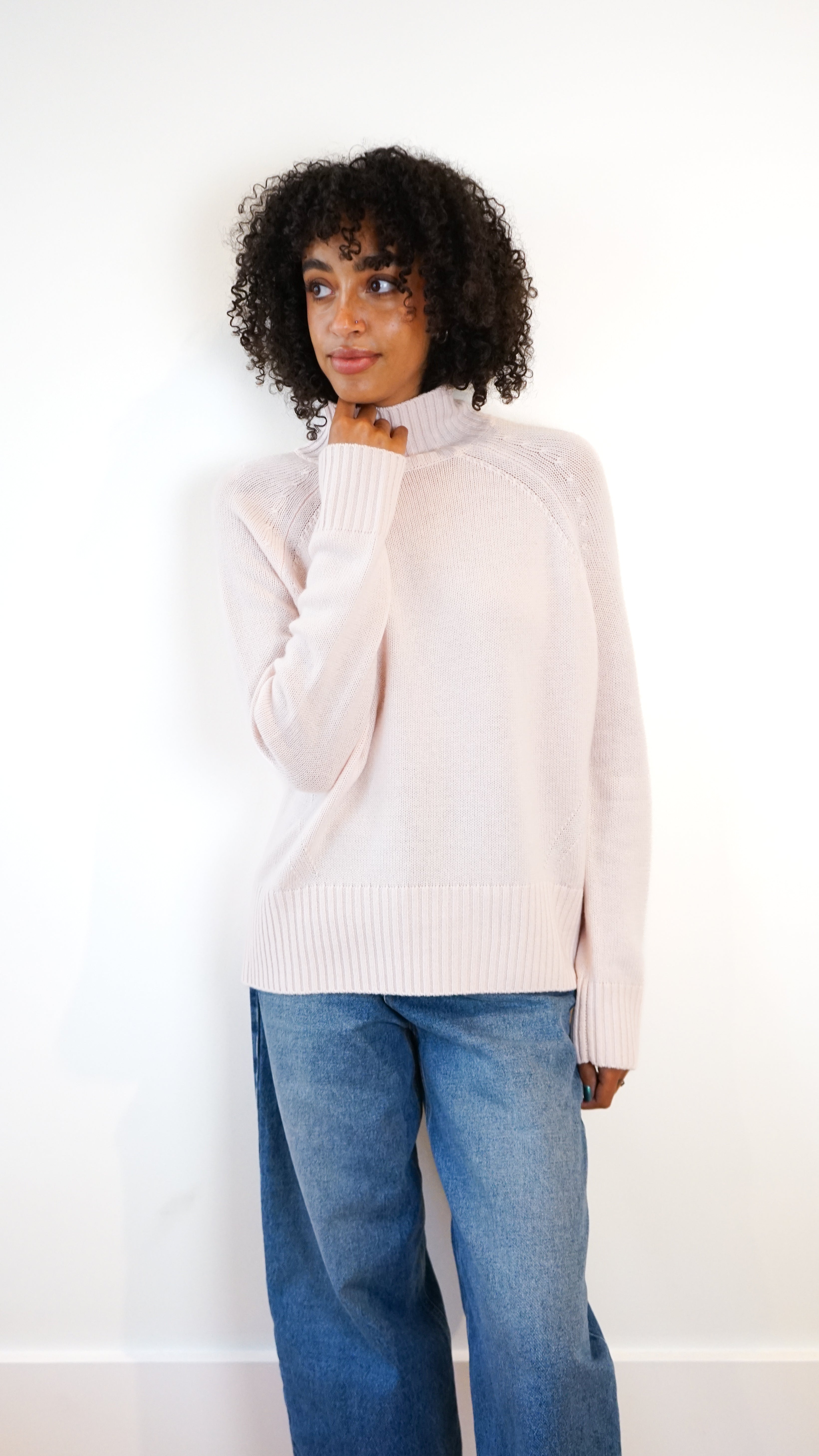 Allude Mockneck Sweater