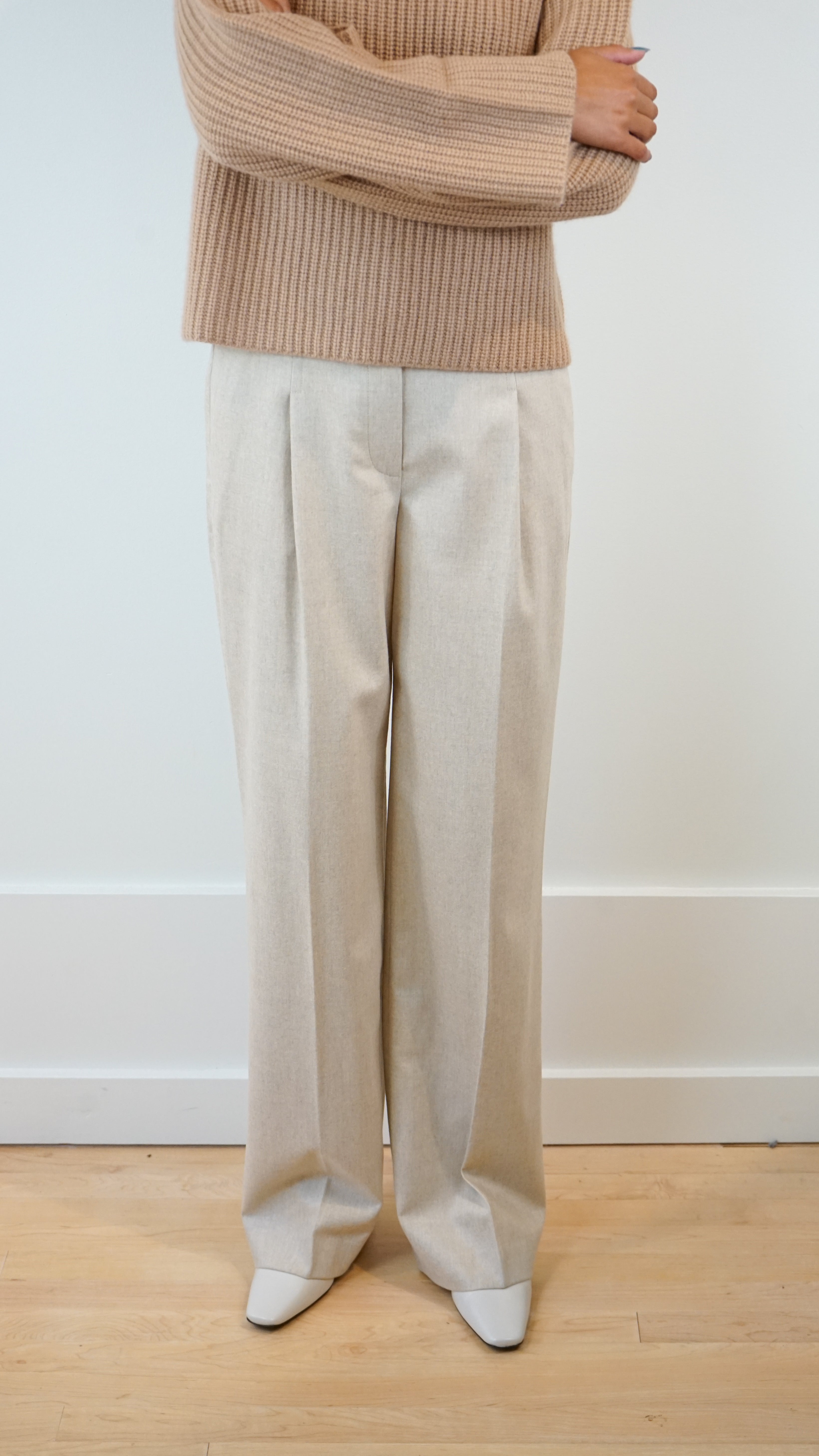 Loulou Studio Juno Pleated Pant