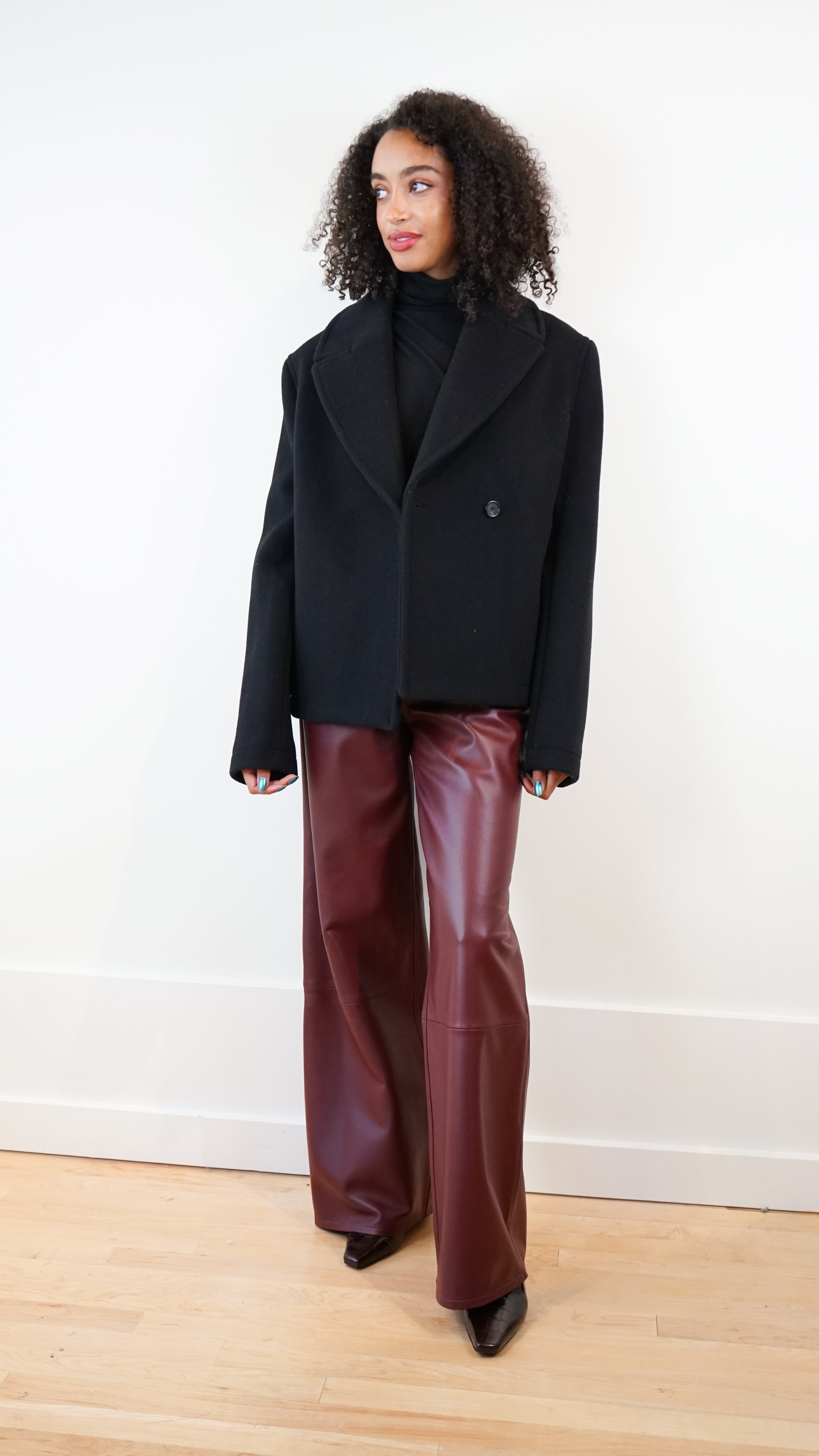 Loulou Studio Figari Leather Pants