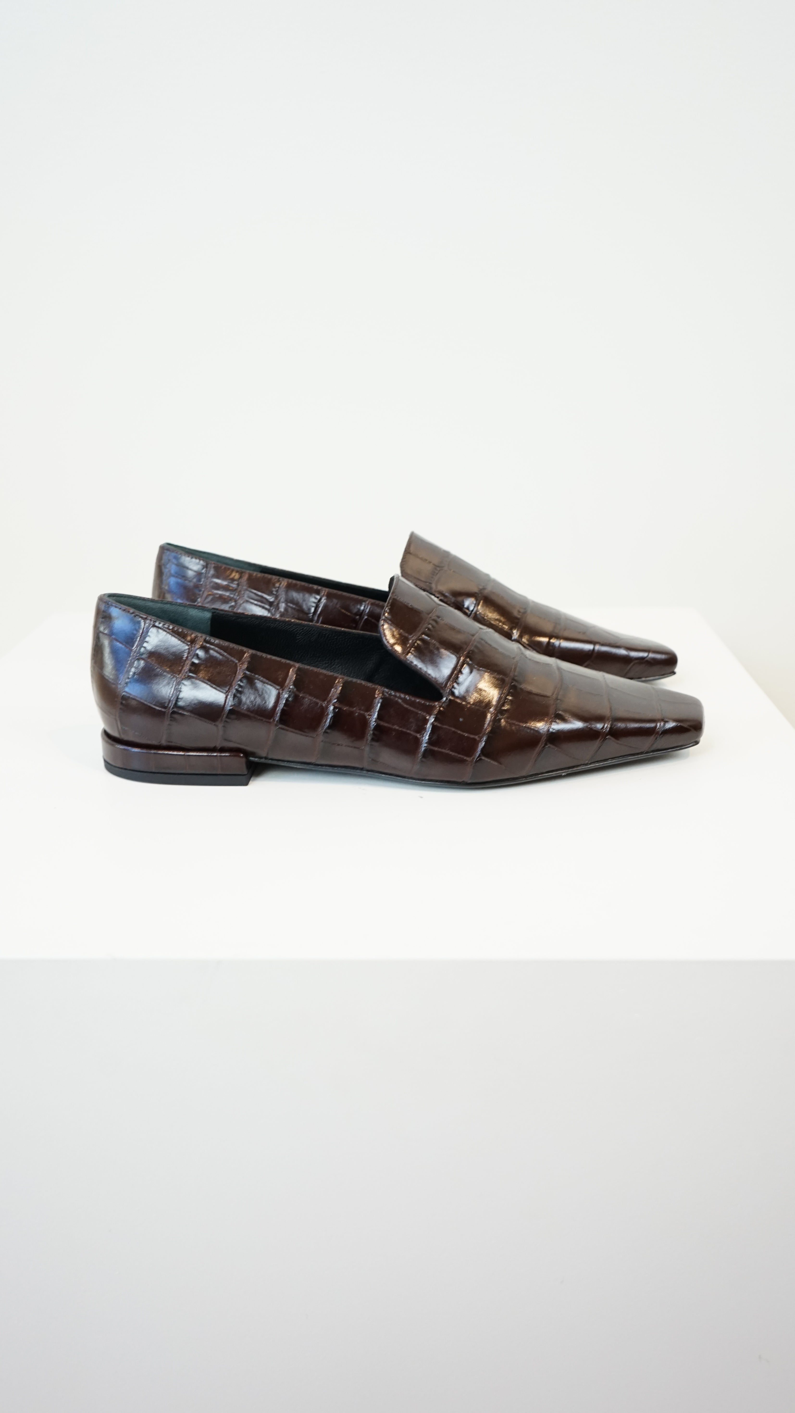 Loulou Studio Mona Embossed Loafer