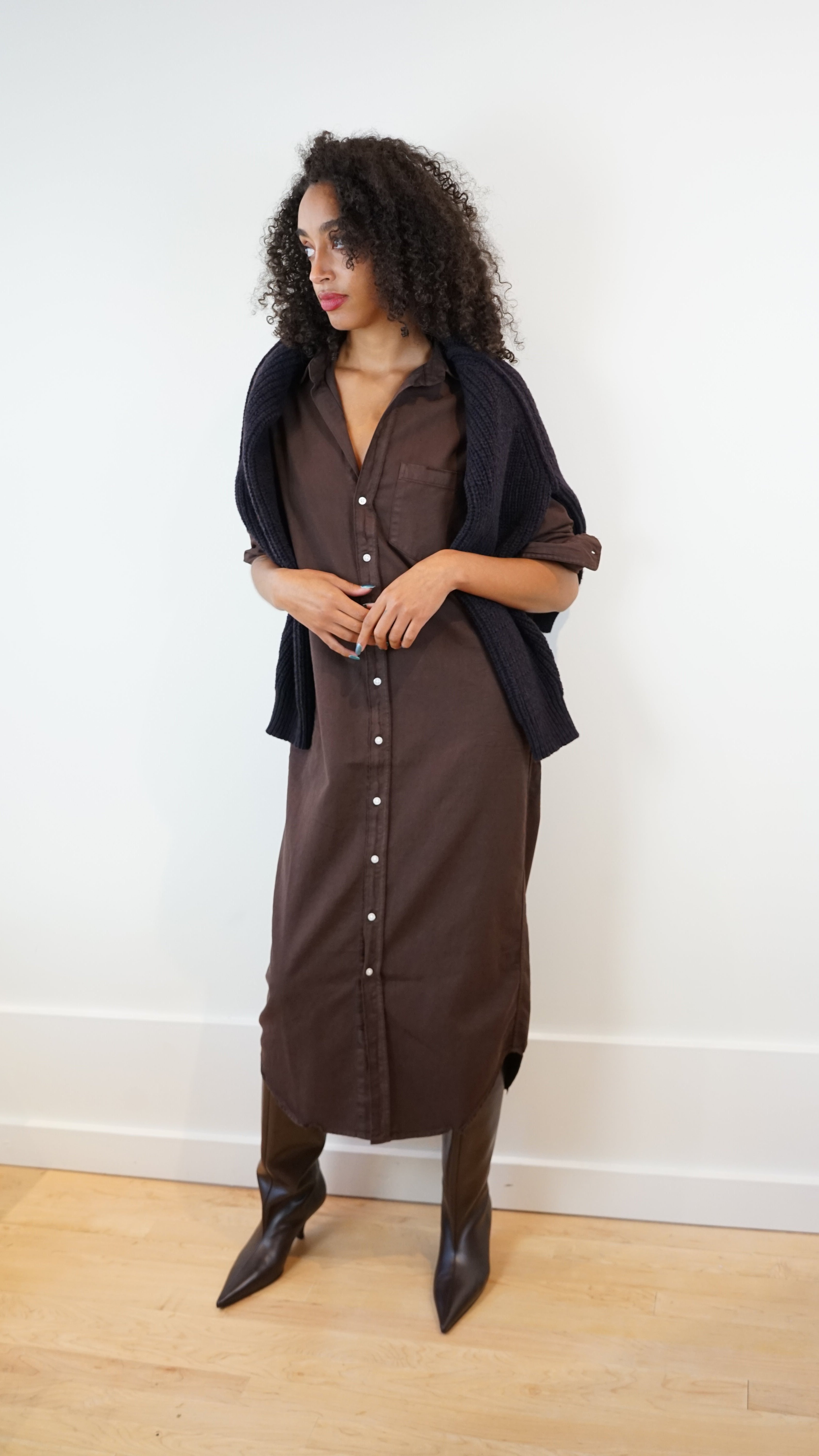 Frank & Eileen Rory Maxi Shirtdress