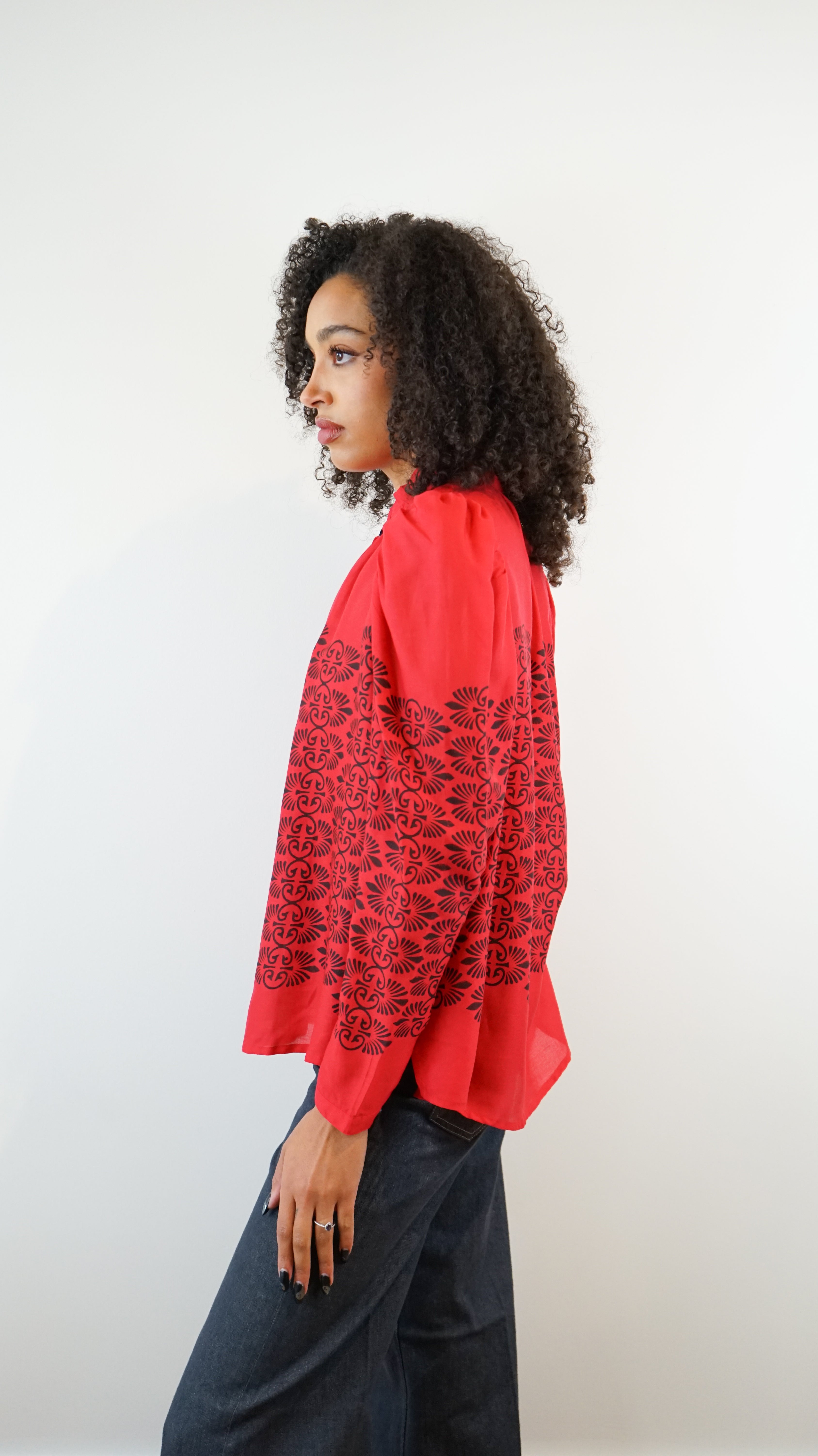 Alix of Bohemia Artemis Cherry Trellis Shirt