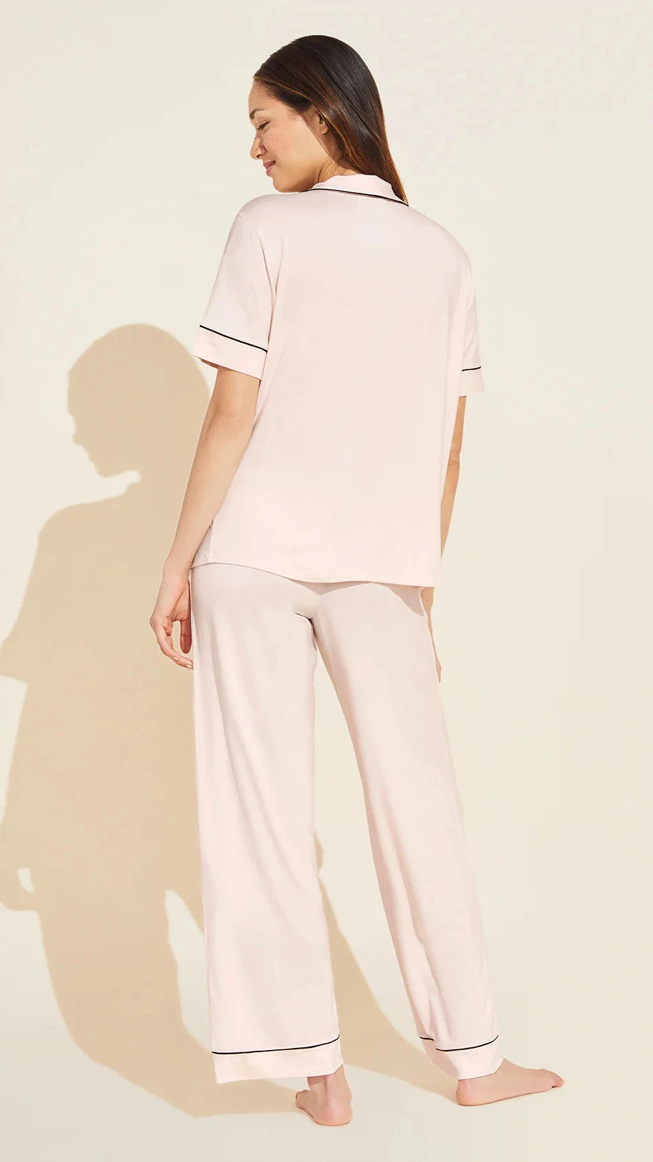 Eberjey Gisele Short Sleeve Long Pj Set