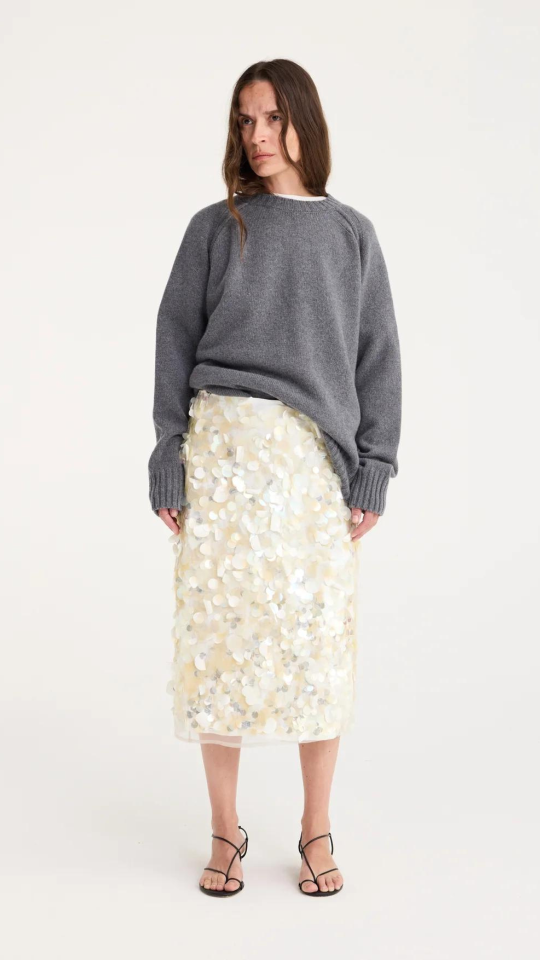 ROHE Embellished Handmade Skirt