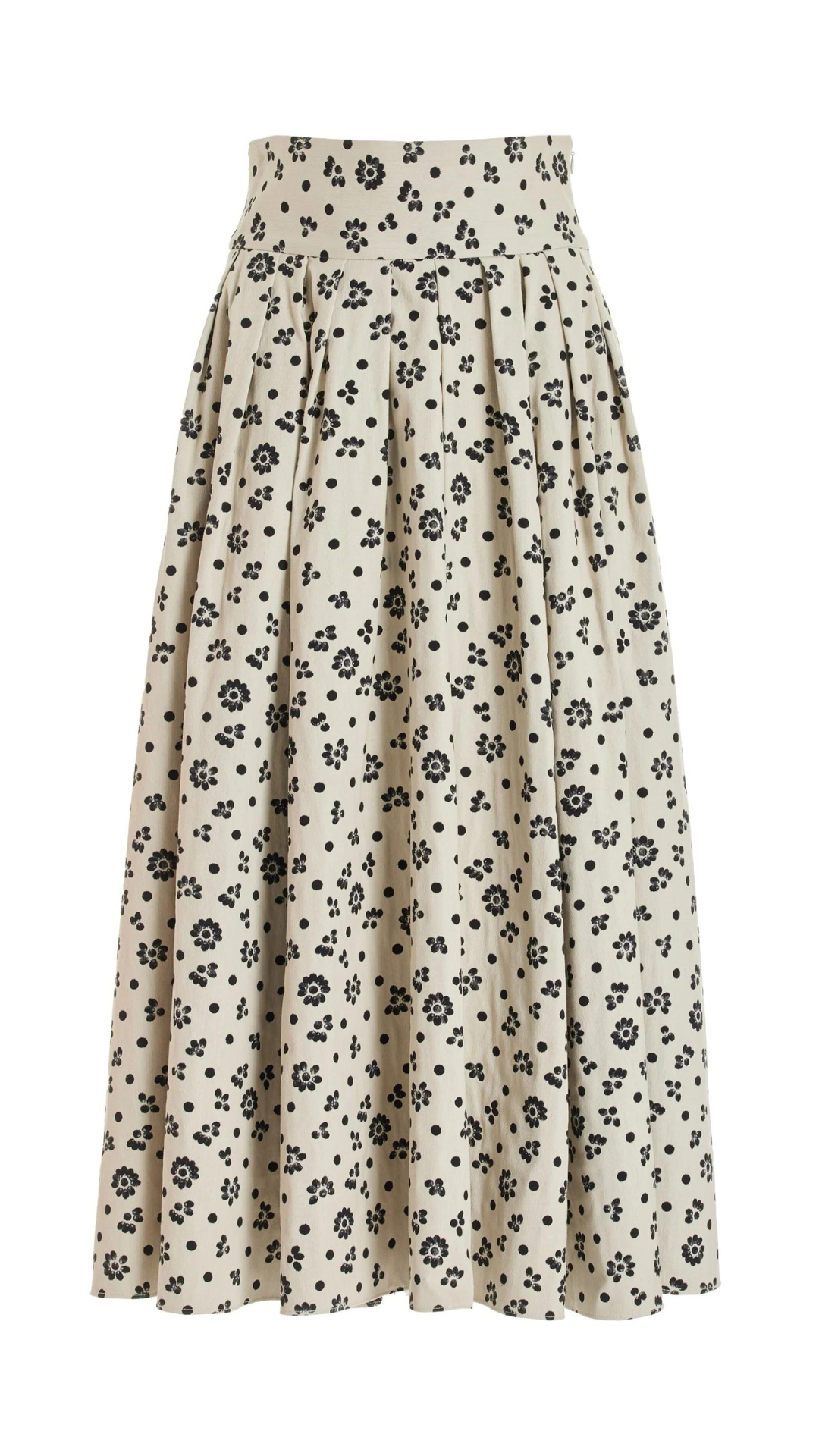 Rosie Assoulin Foral Gathered Skirt