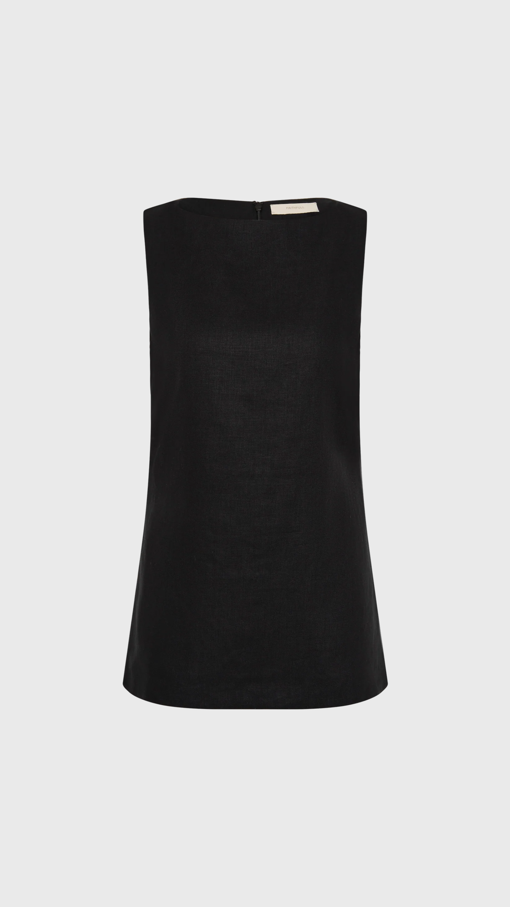 Faithfull Joan Sleeveless Top in Black