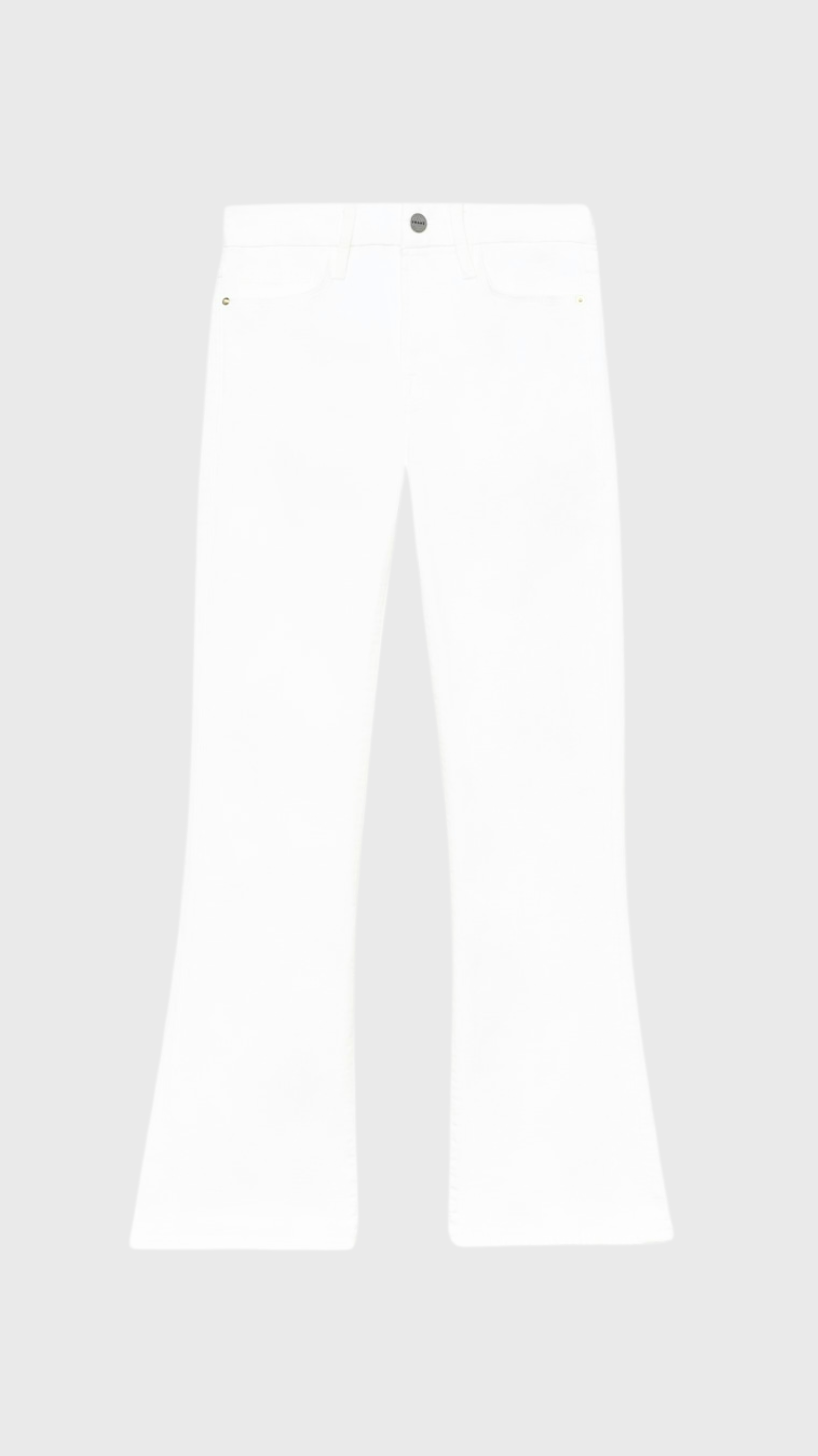Frame Le Crop Mini Boot Jean in Blanc