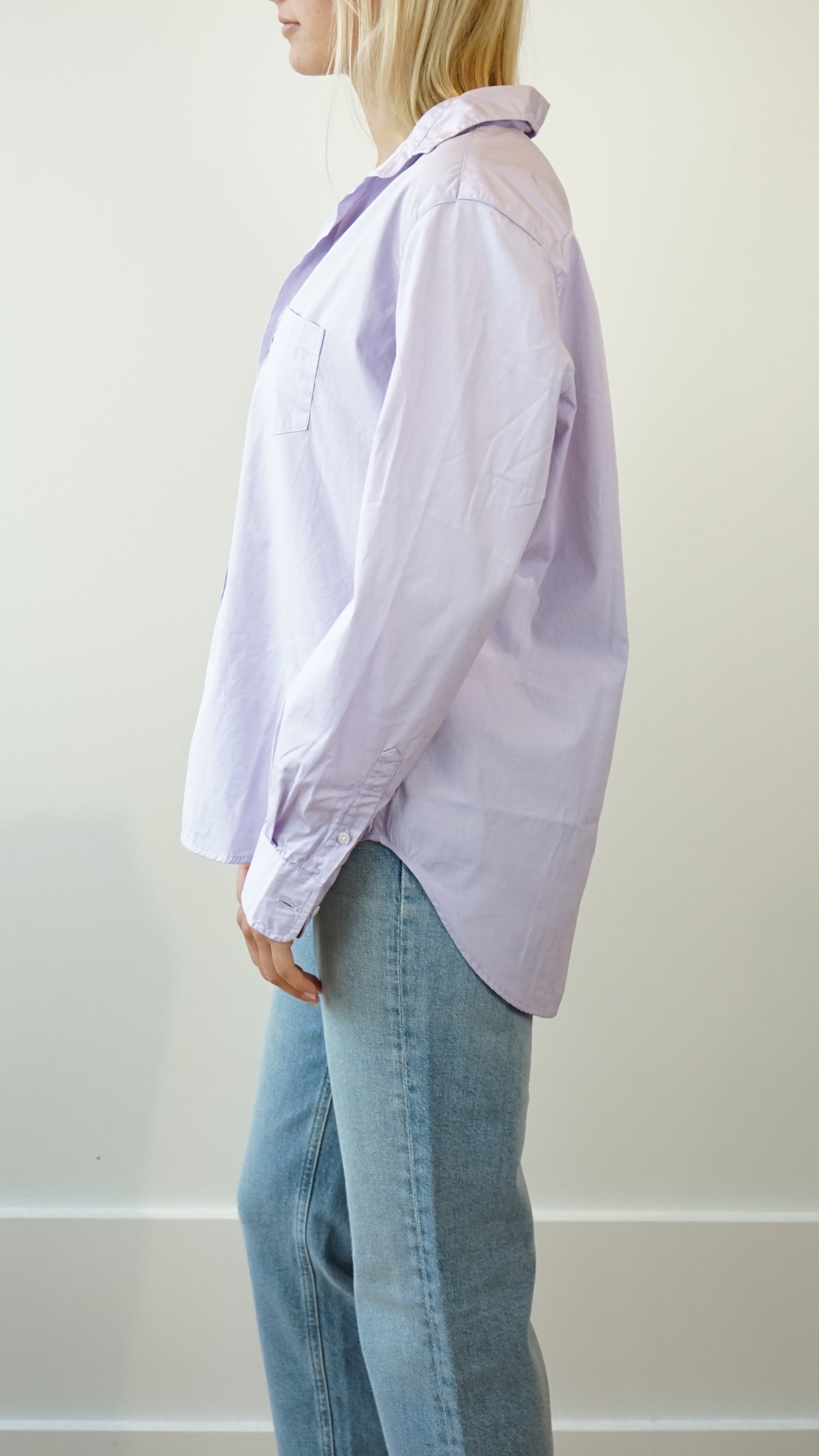 Frank and Eileen Eileen Relaxed Button up in Purple