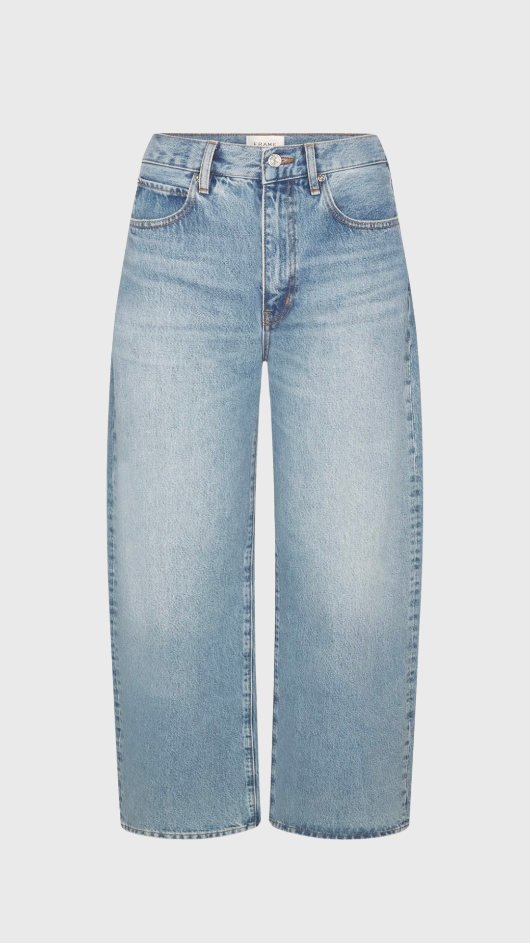 Frame The Bow Crop Jean in Coastal