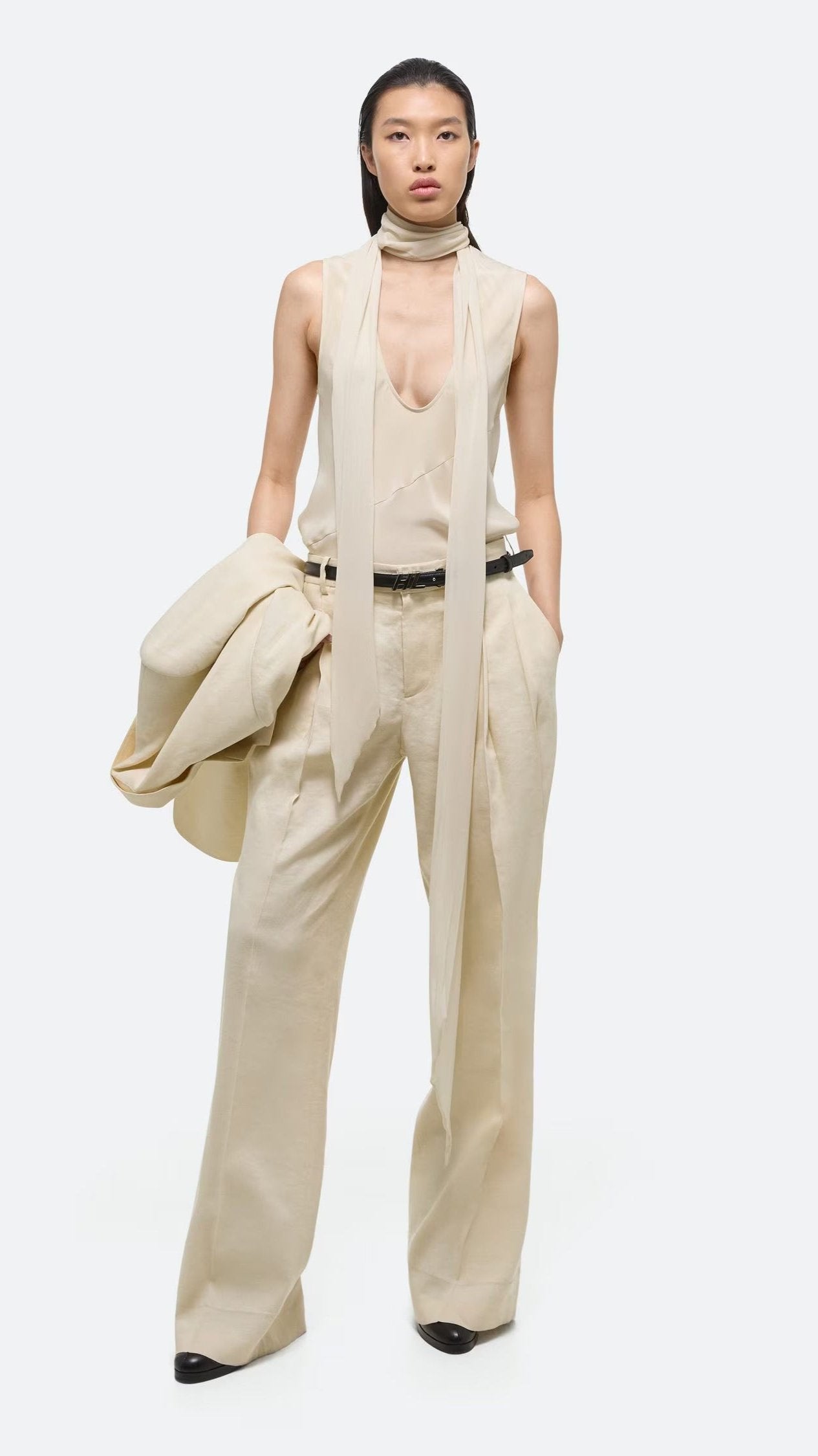 Helmut Lang Double Pleated Pant