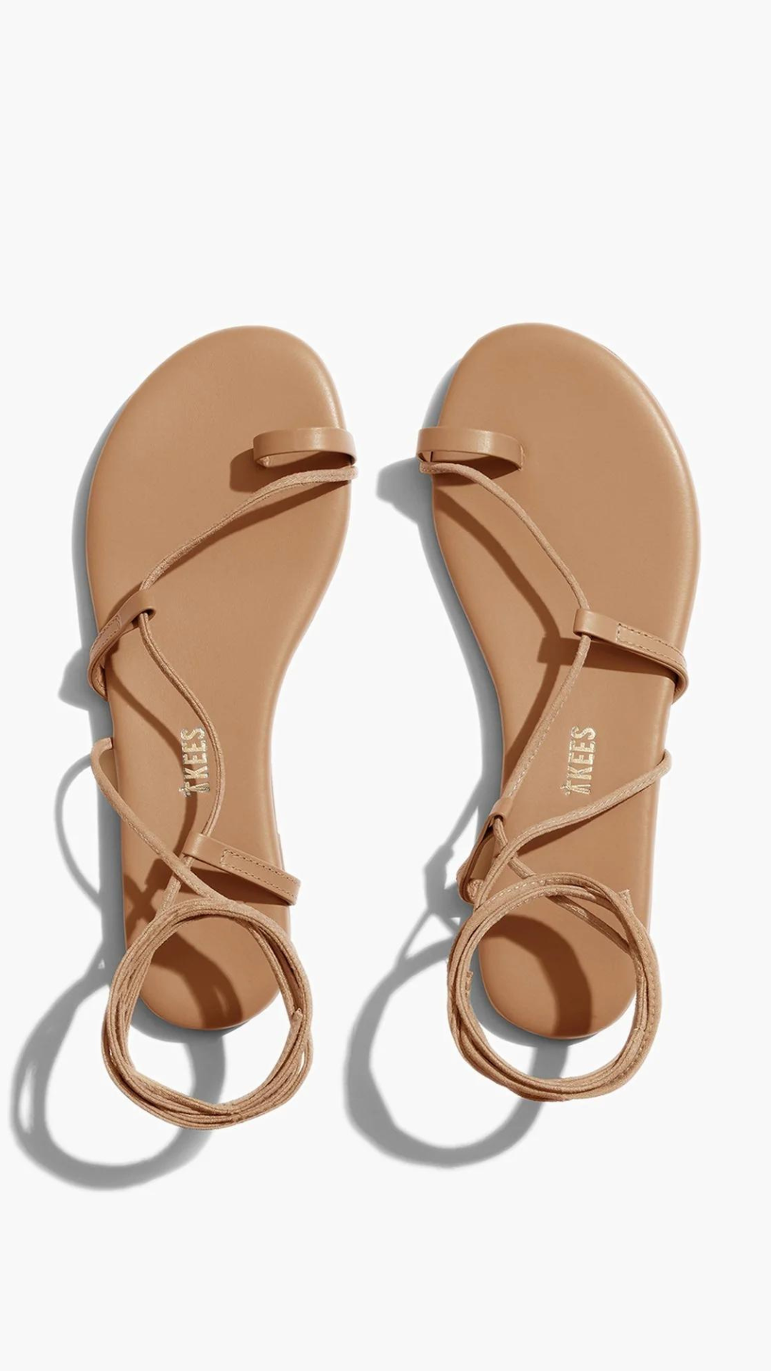 Tkees Jo Leather Sandals in Hazelton