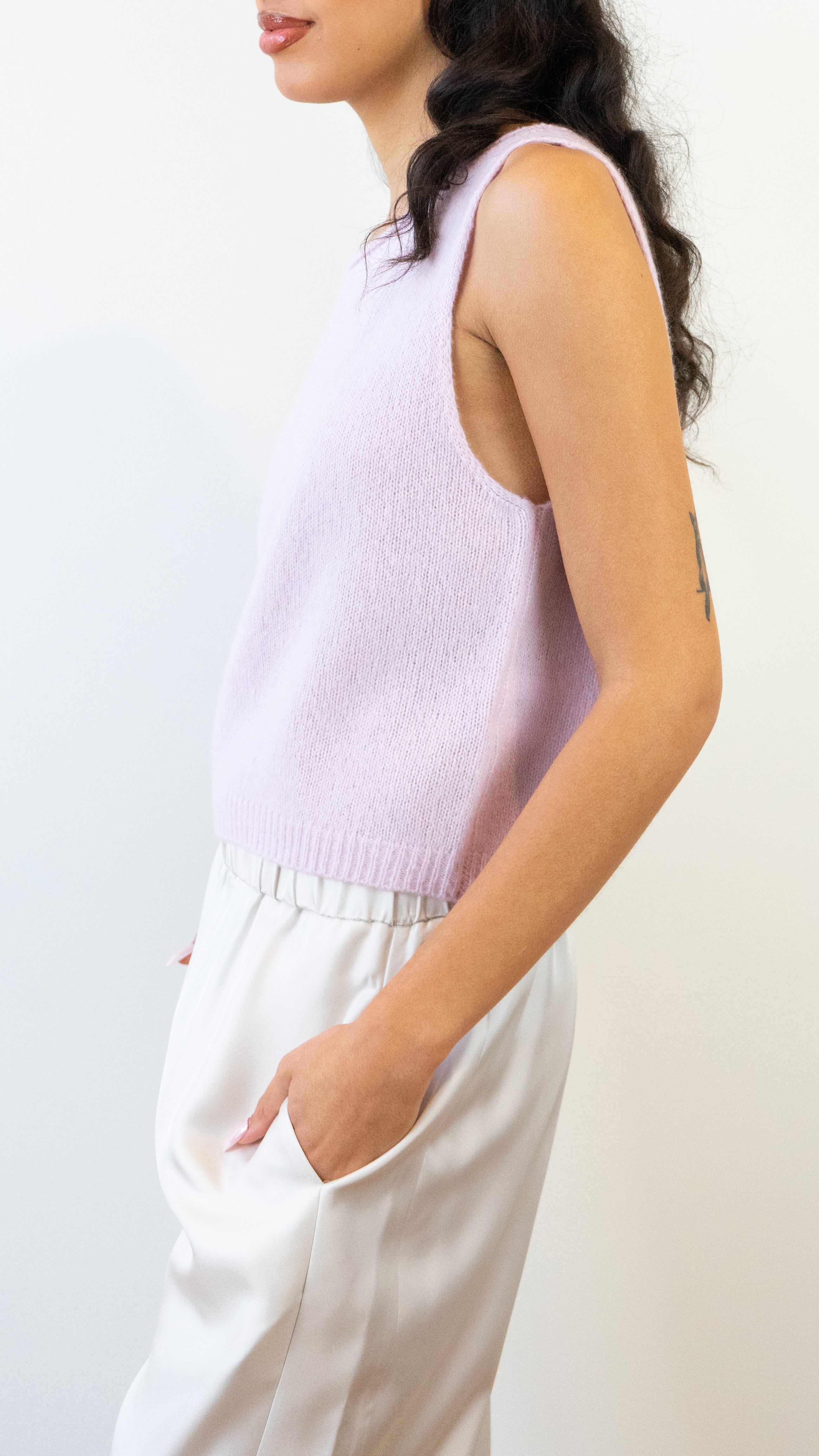 Lisa Yang Devine Vest in Dahlia