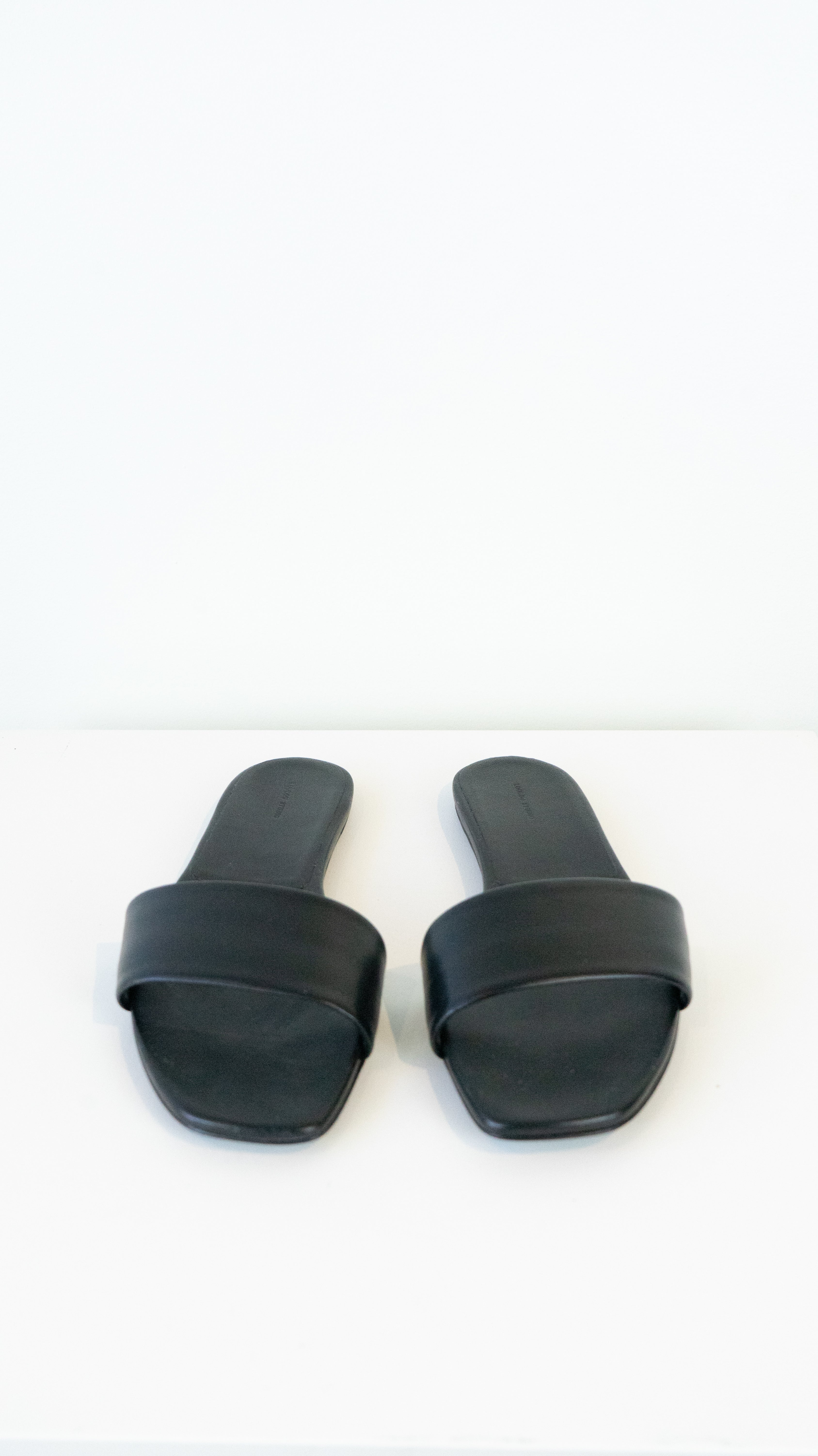 Loulou de Saison Dina Flat Leather Slide