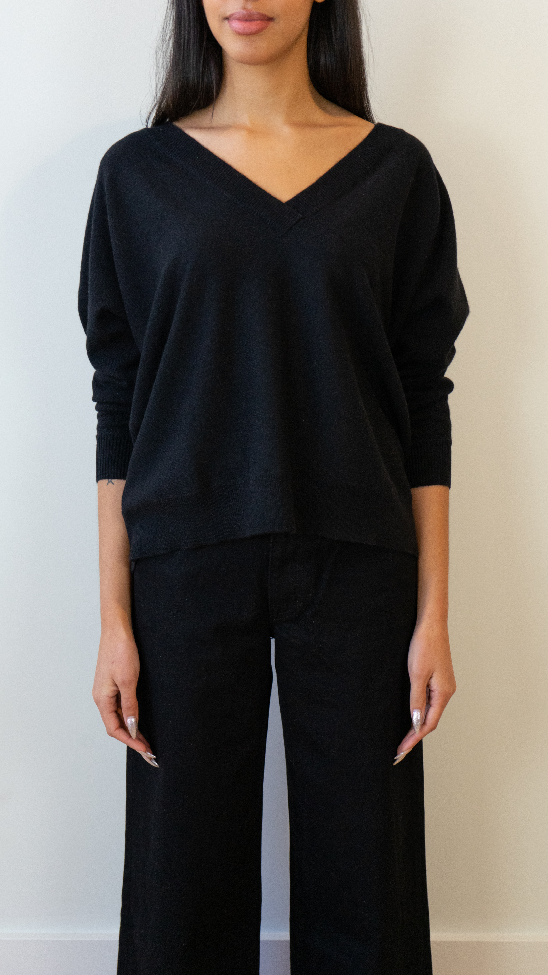 Lisa Yang Kenny V Neck Sweater