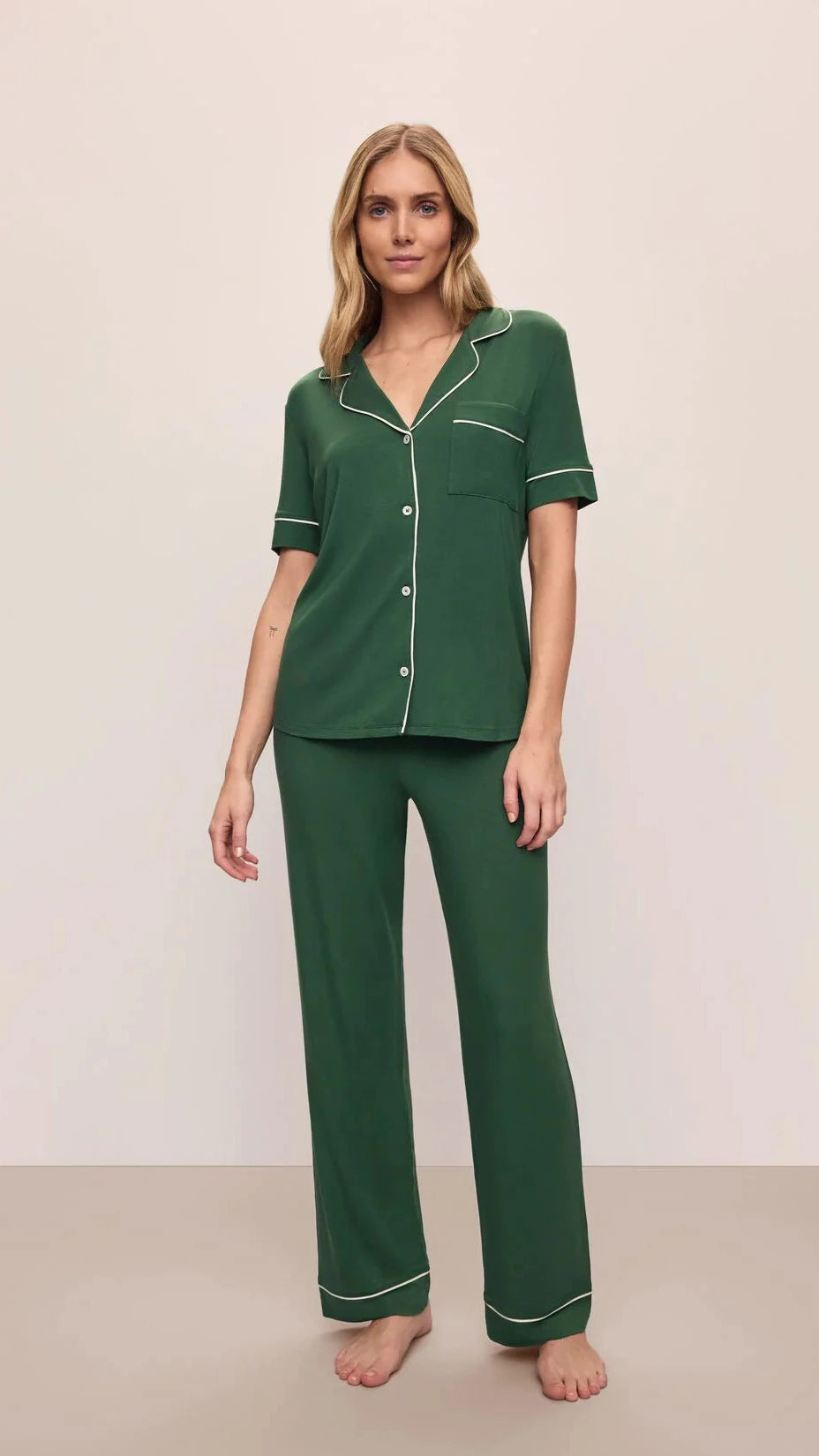 Eberjey Gisele Short Sleeve & Pant Pj Set