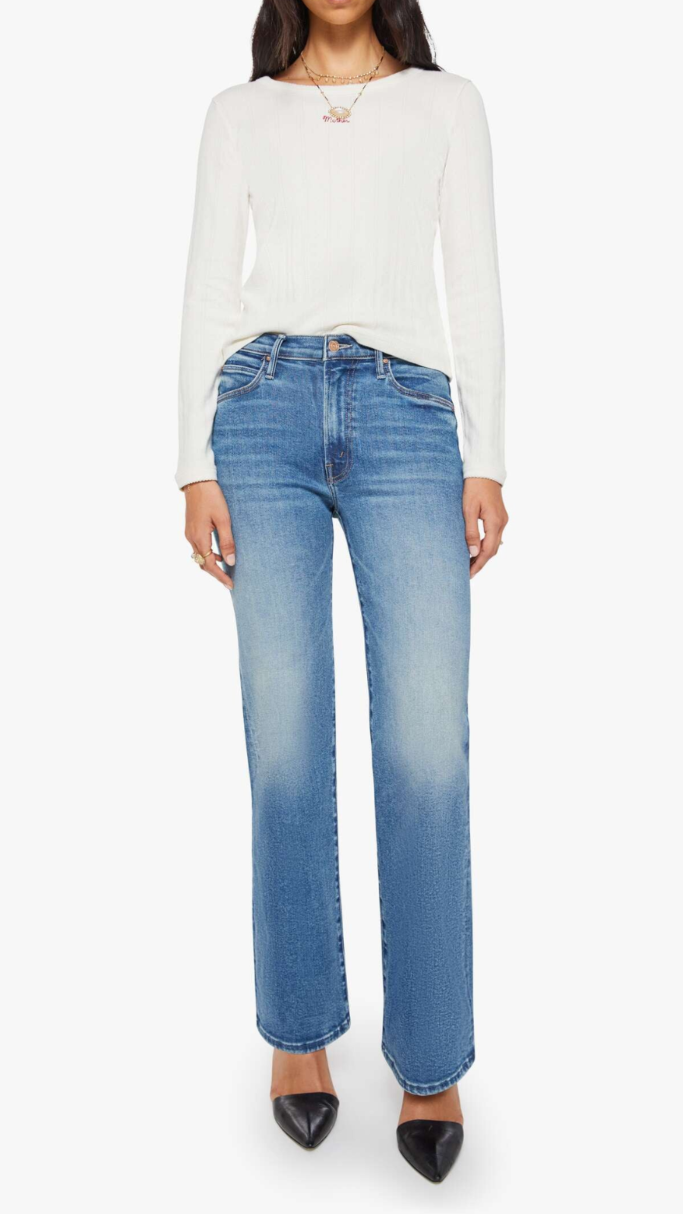 MOTHER The Kick It Jean in Bitchin