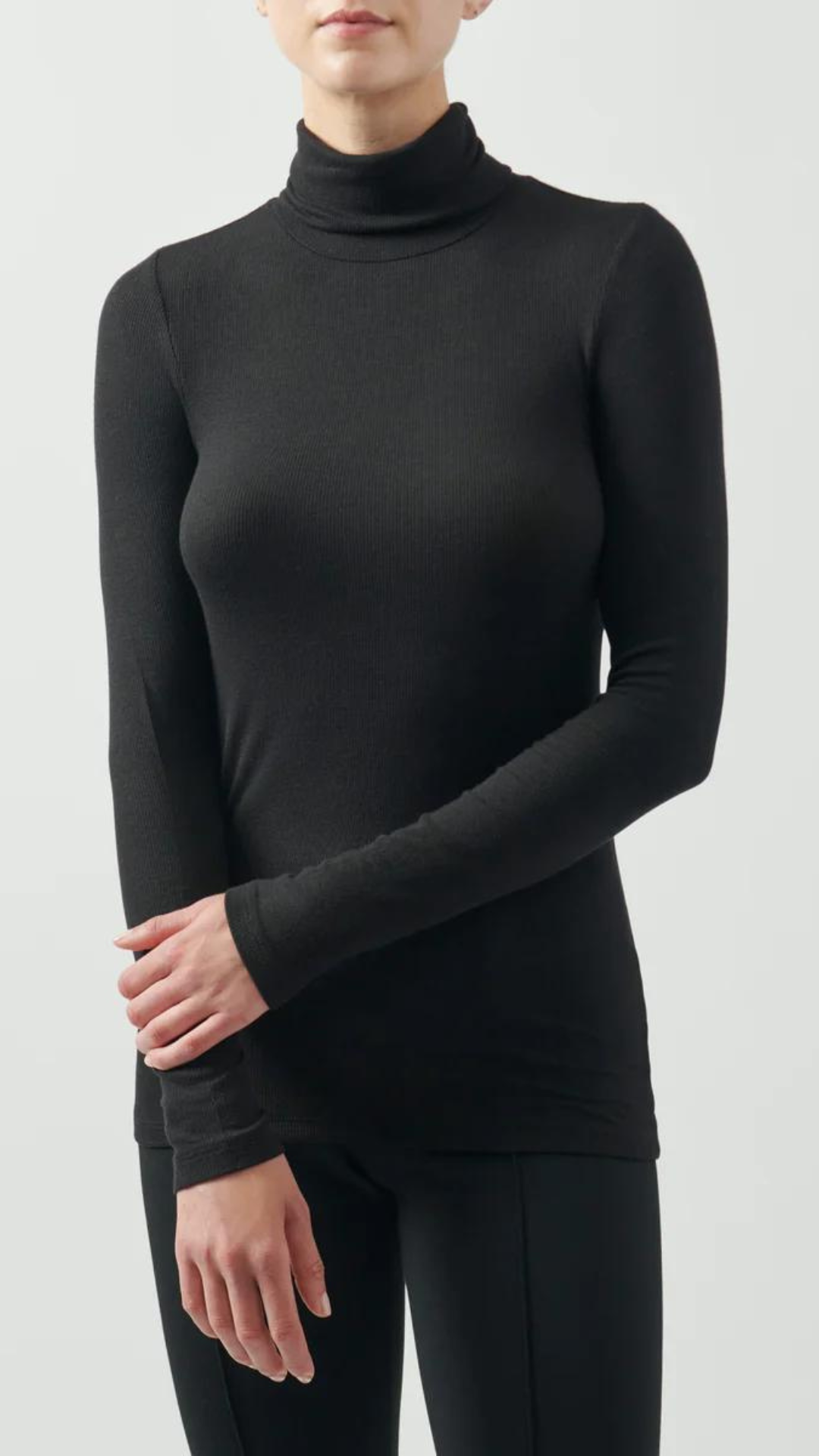 ATM Modal Rib Long Sleeve Tneck