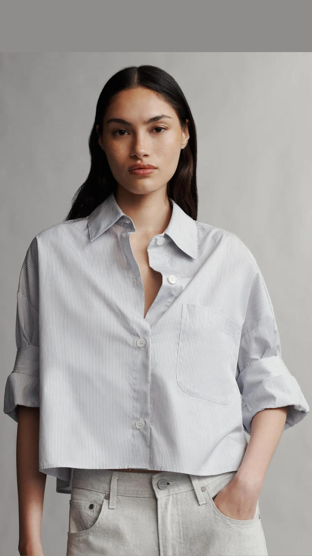 TWP Next Ex Cropped Shirt