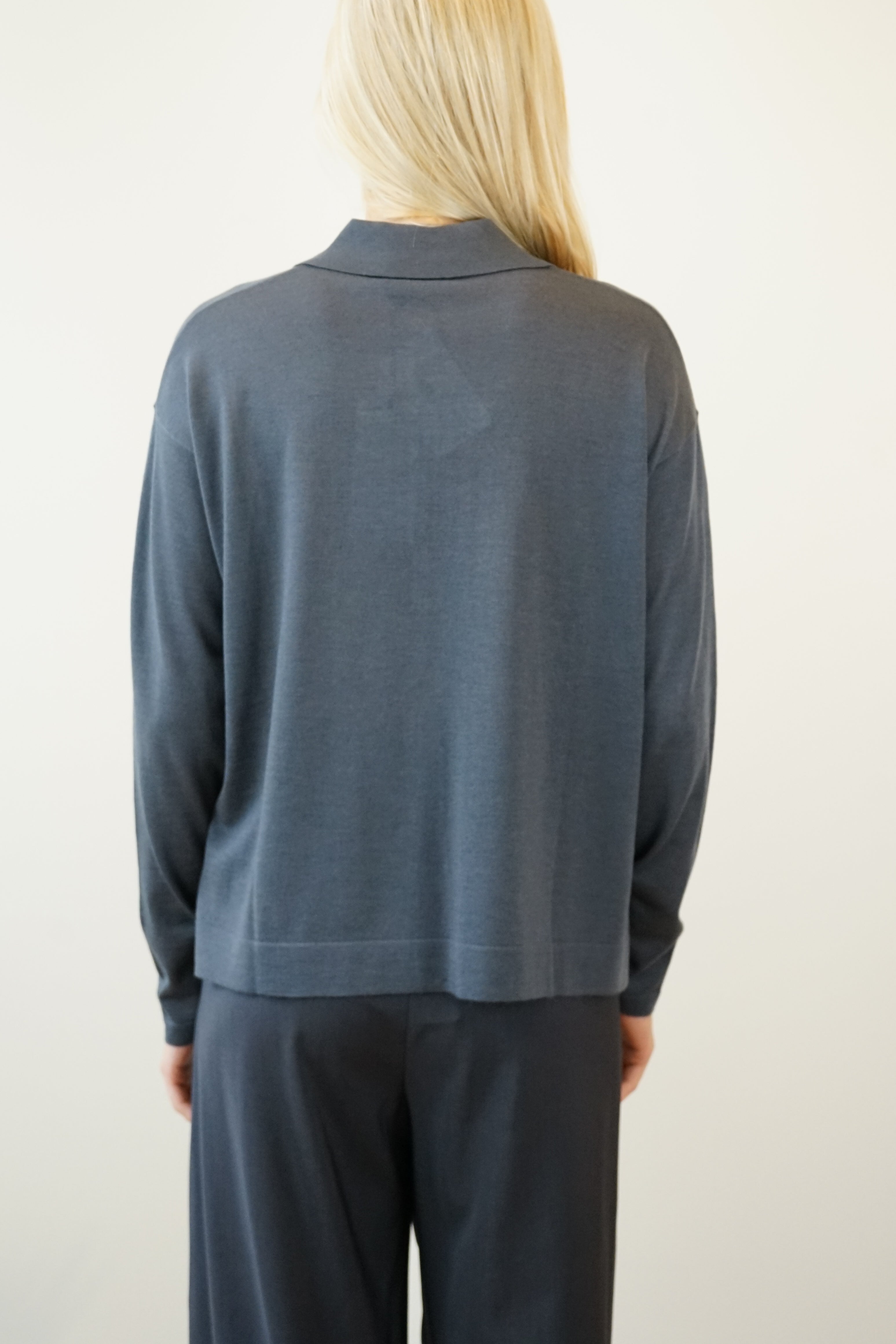 Odeeh Polo Sweater in Steel