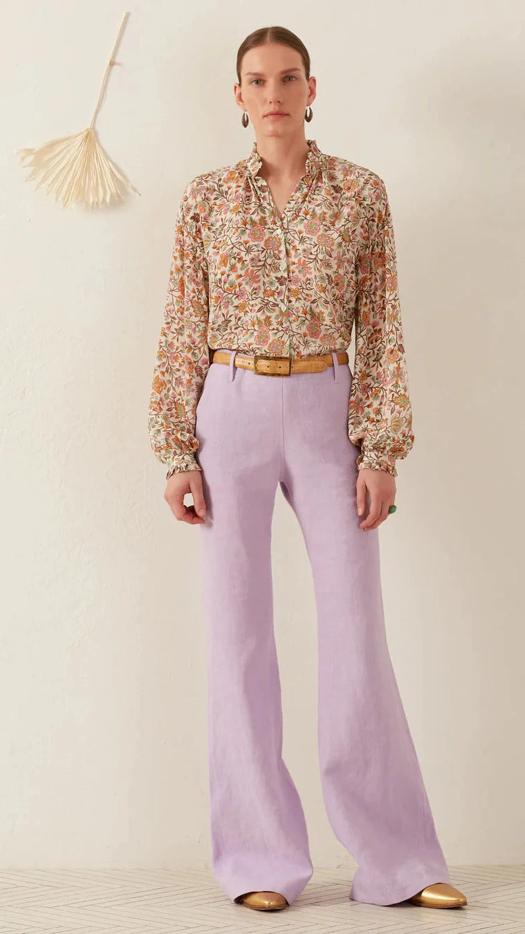 Alix of Bohemia Poet Garden Party Silk Blouse