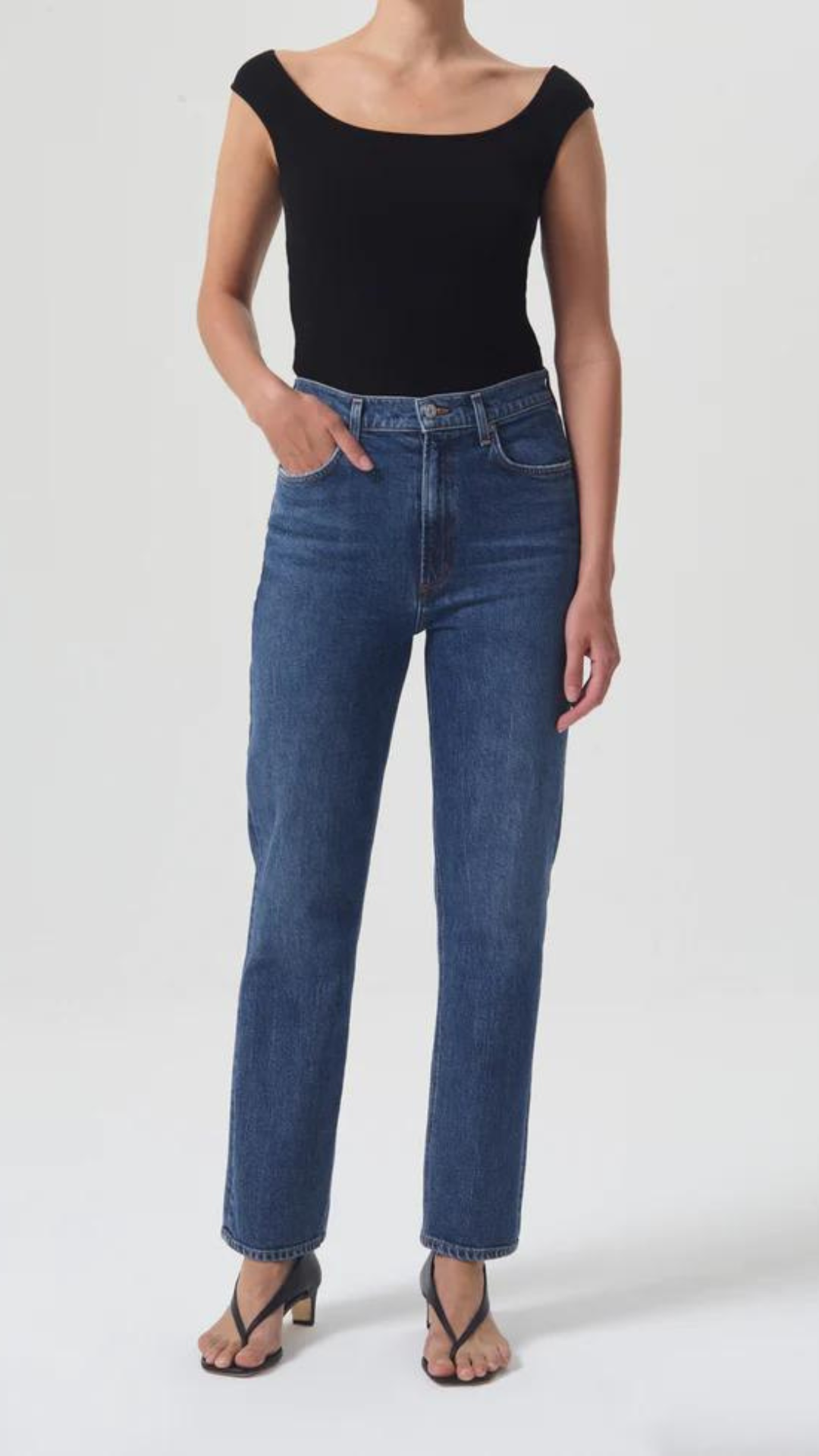 Agolde High Rise Stovepipe Jean