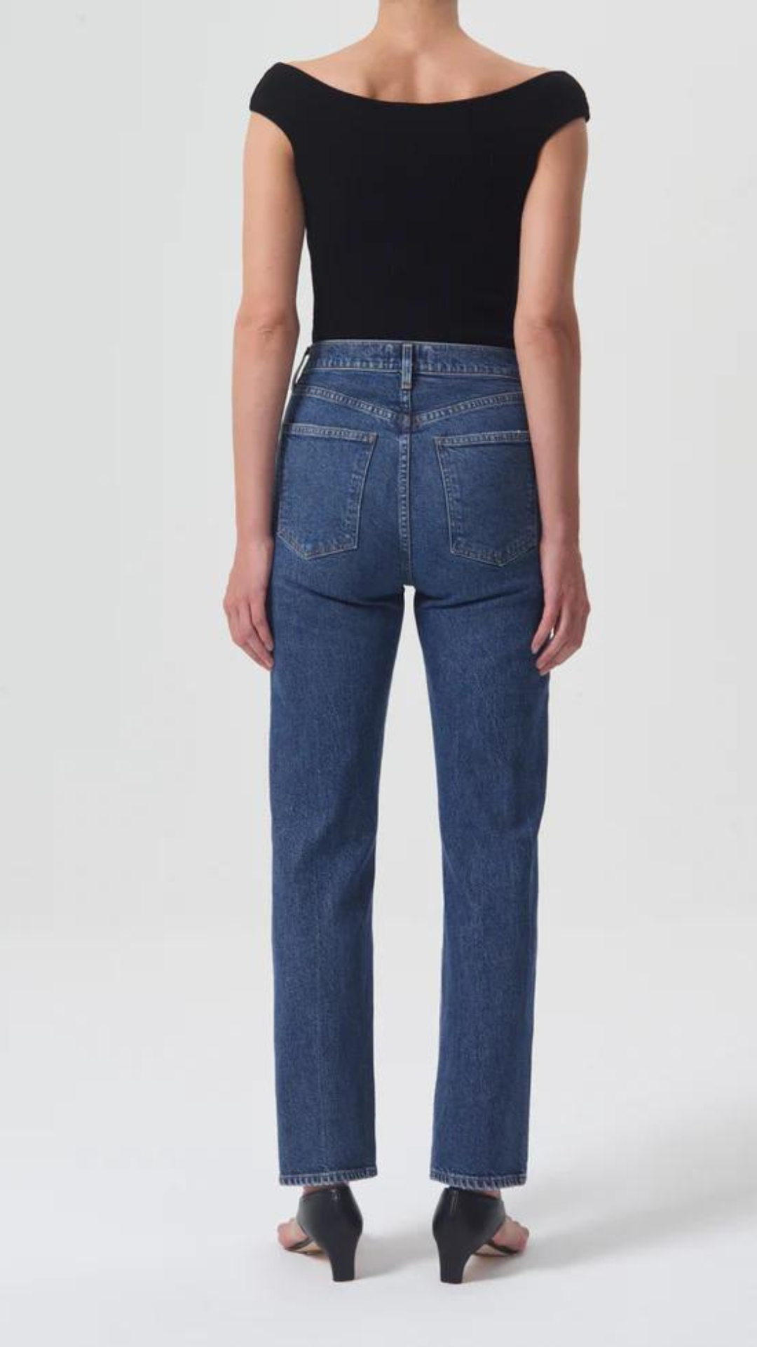 Agolde High Rise Stovepipe Jean