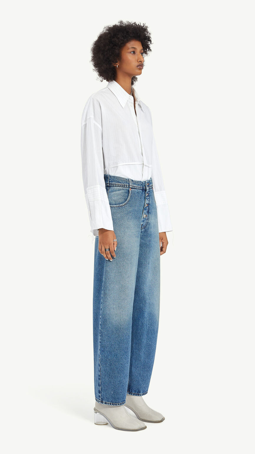 Maison Margiela MM6 Light Blue Denim Trouser