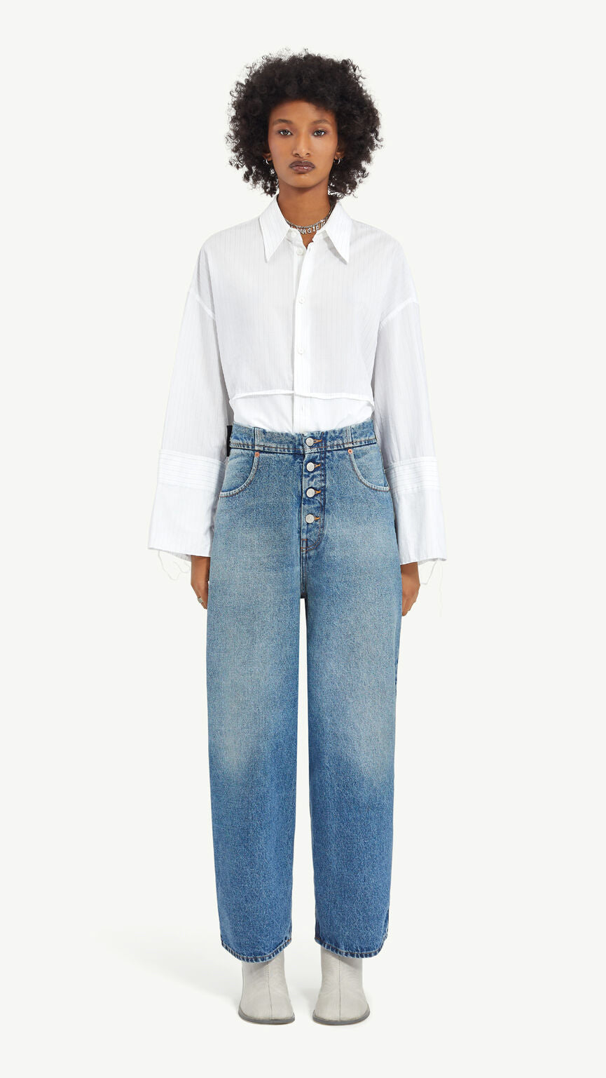 Maison Margiela MM6 Light Blue Denim Trouser