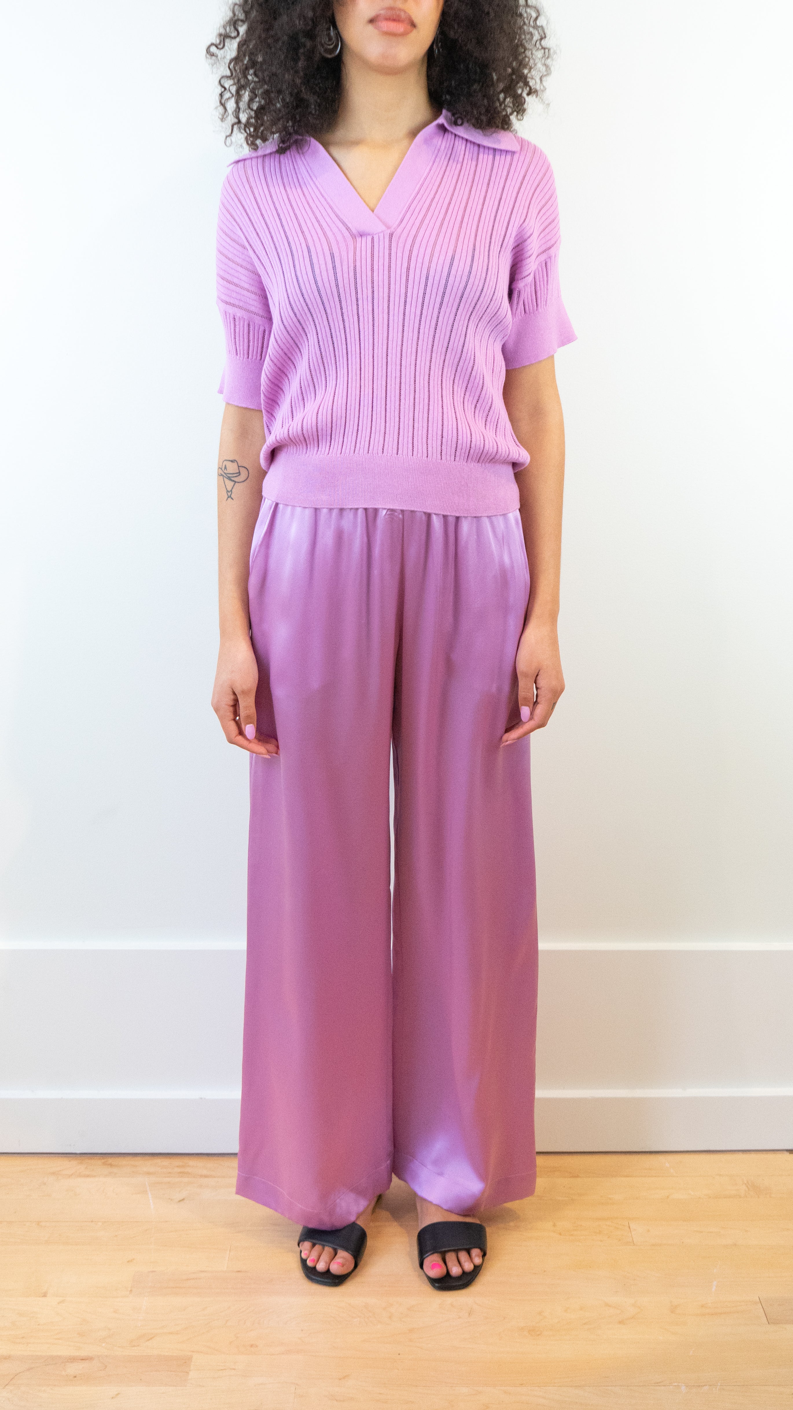 Sablyn Brynn High Rise Pull On Pant in Orchid