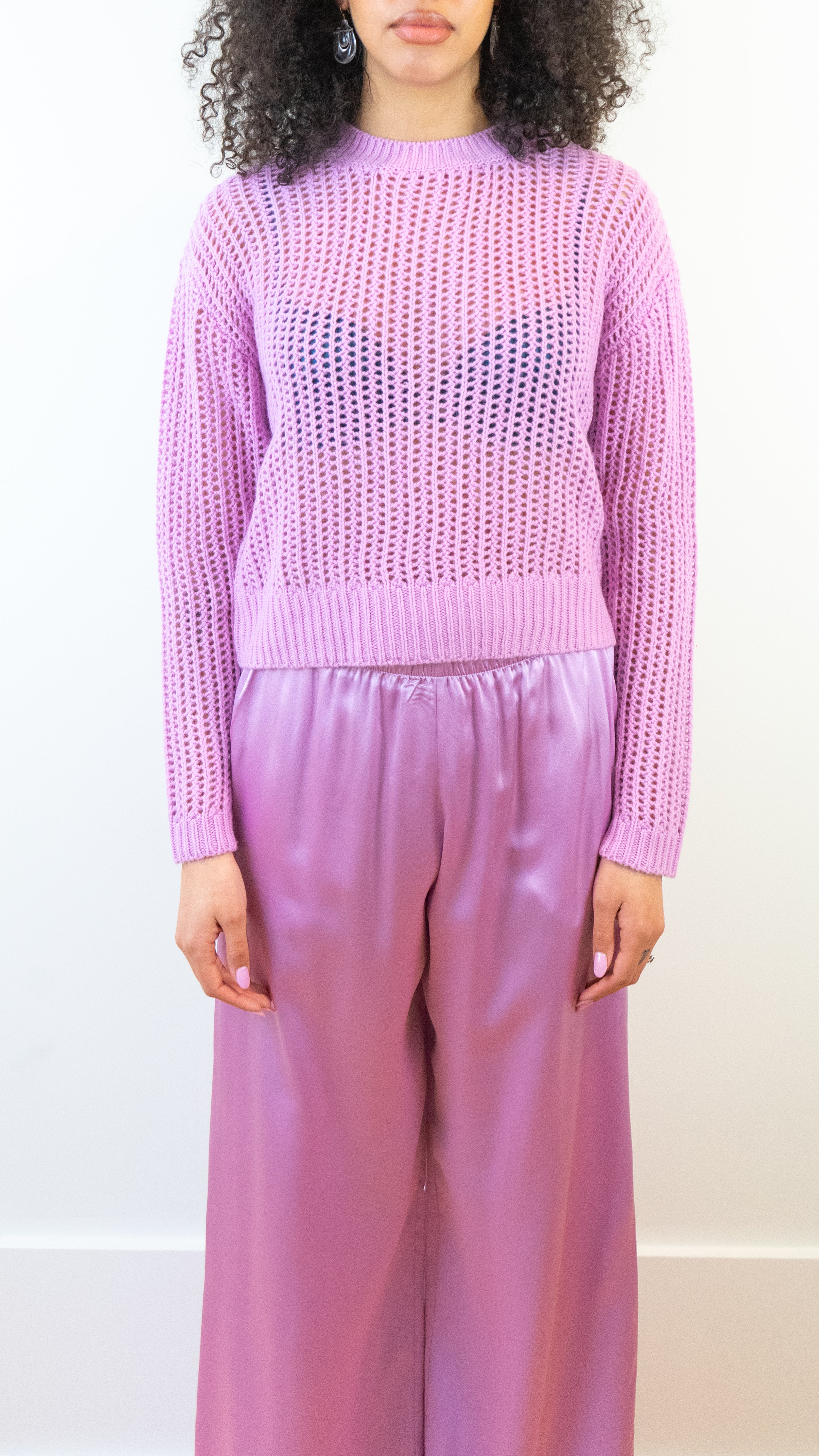 Sablyn Marci Relaxed Crewneck in Orchid