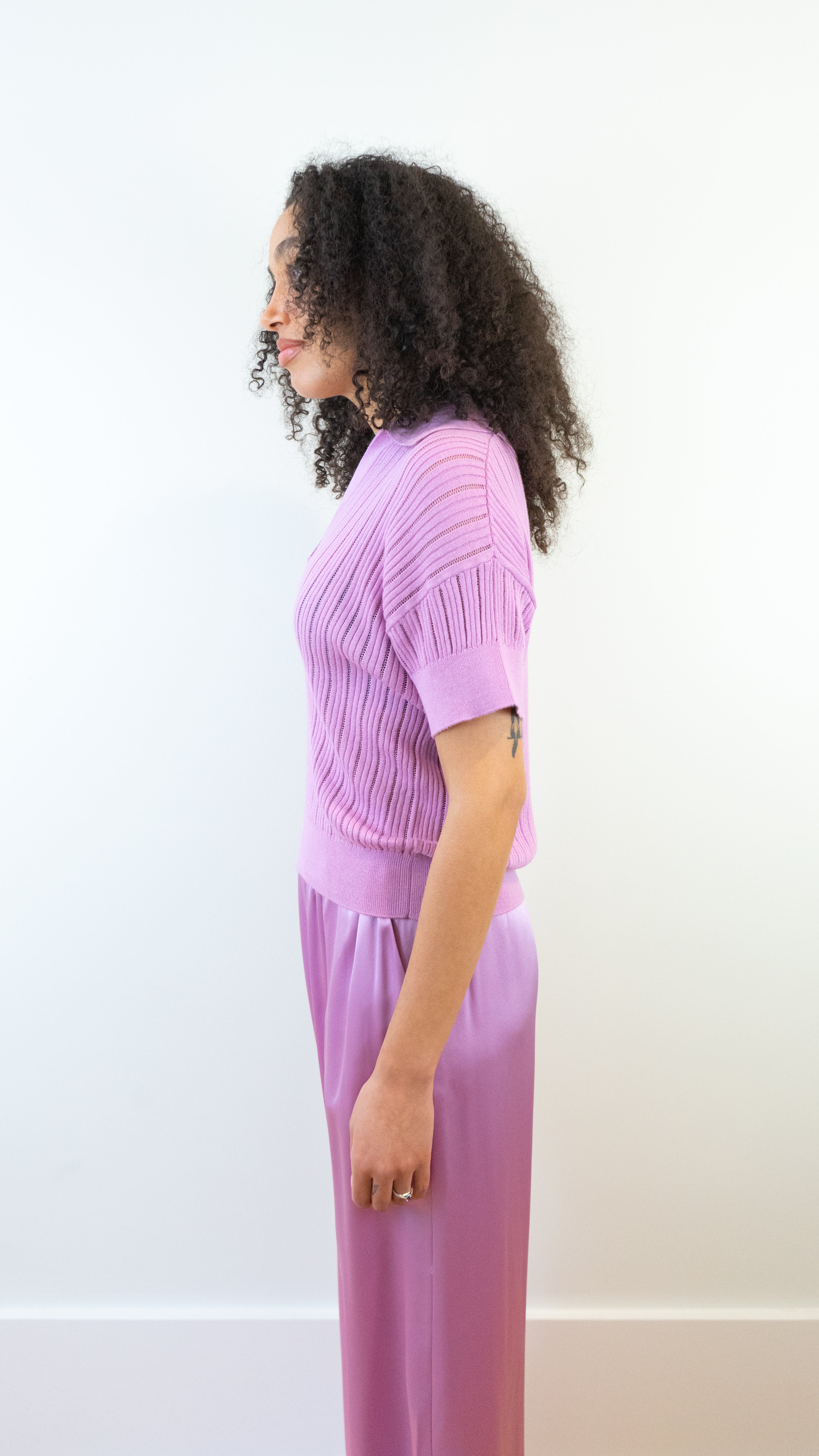 Sablyn Mirabelle Relaxed Polo in Orchid