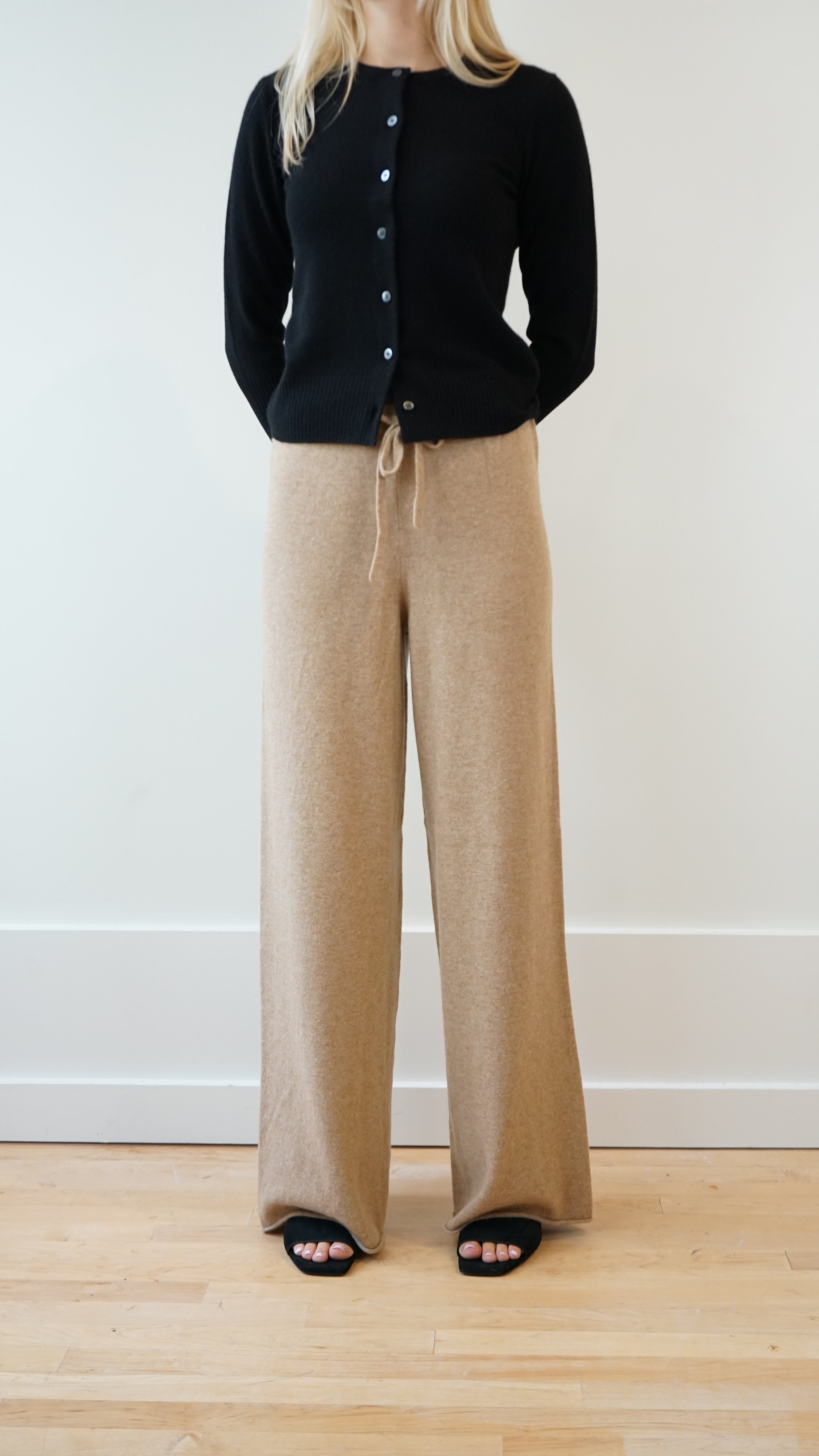 Sablyn Adler Relaxed Straight Pant in Camel