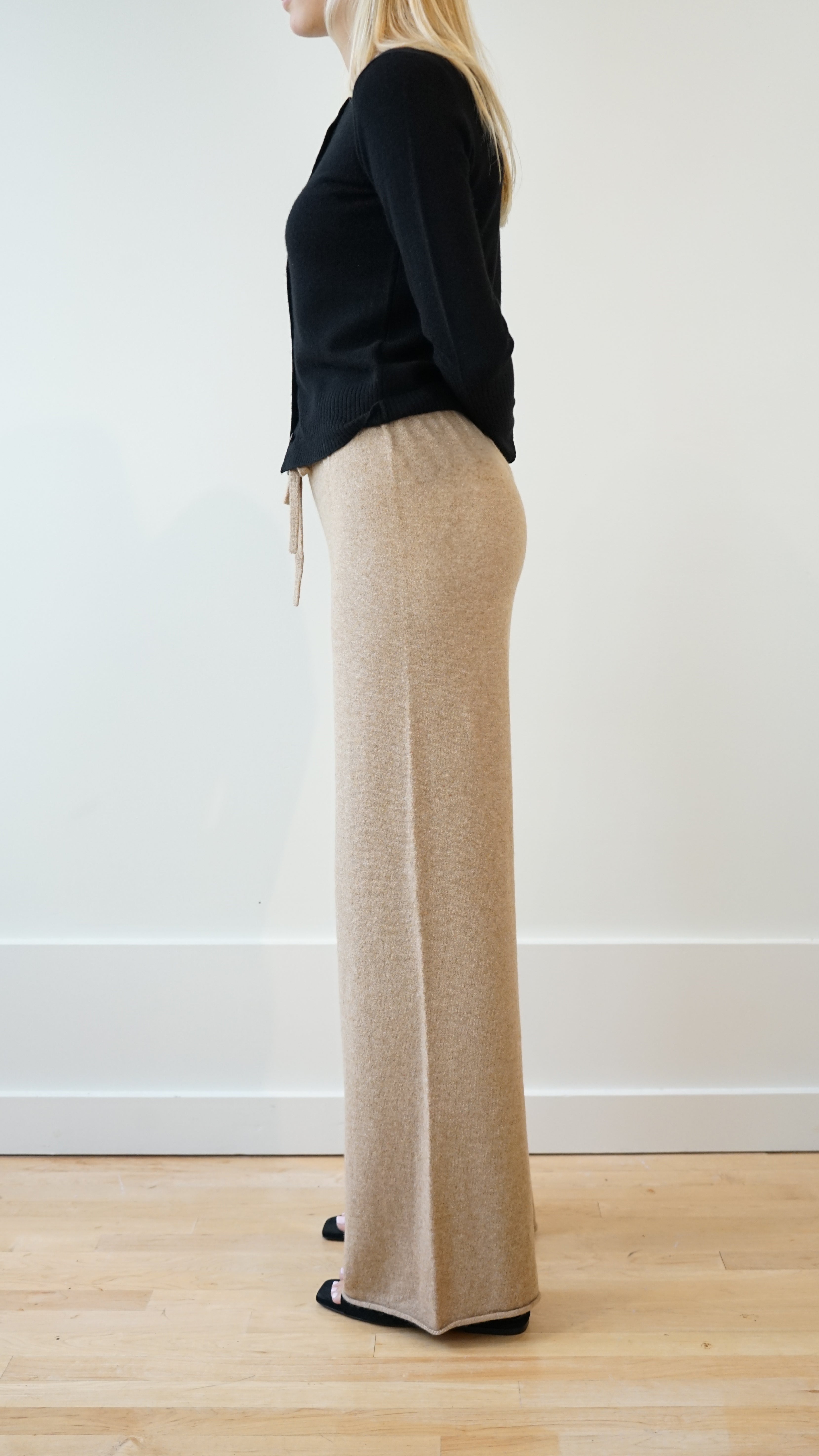 Sablyn Adler Relaxed Straight Pant in Camel