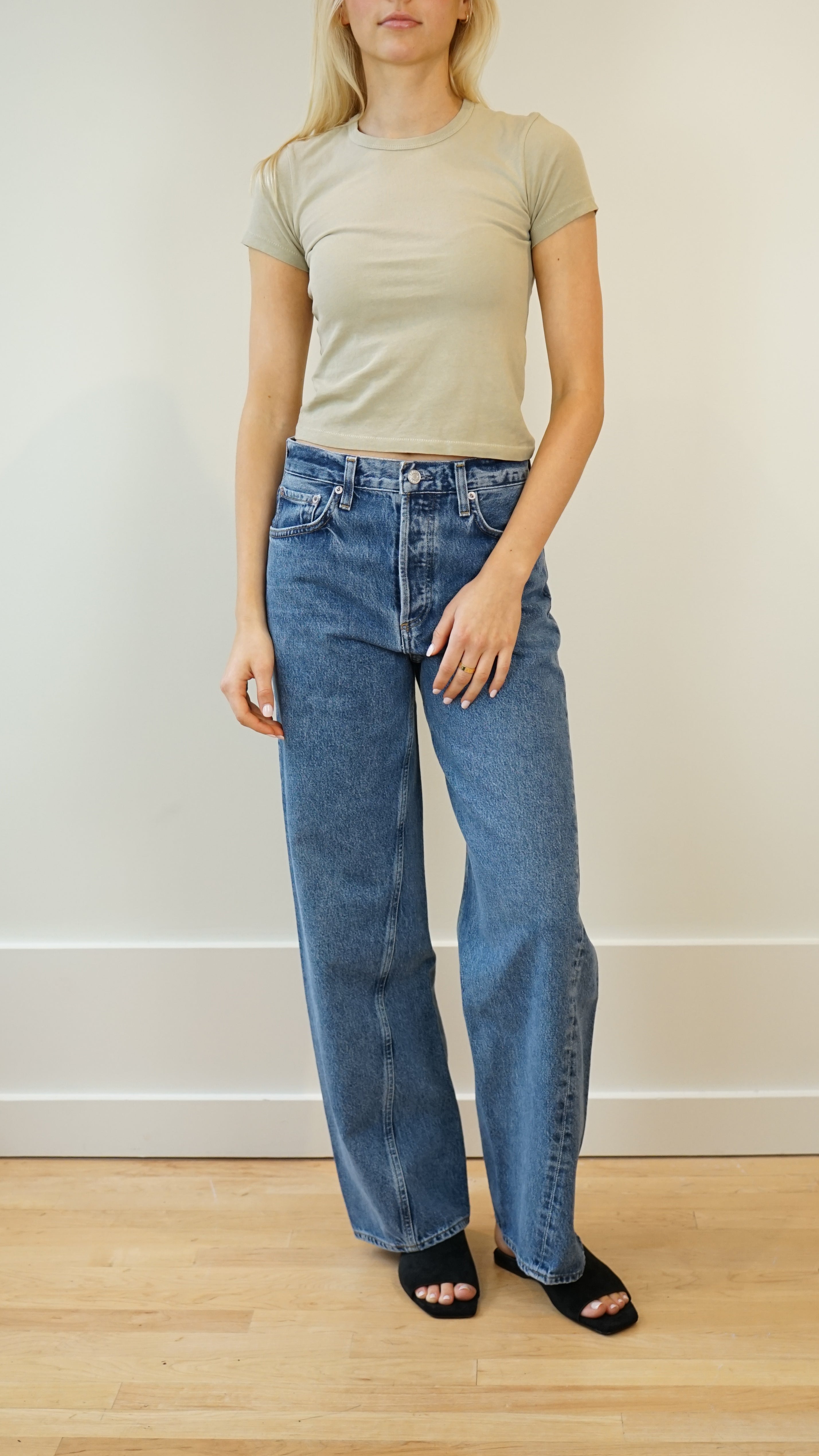 SLVRLAKE Baby Tee in Dusty Trail