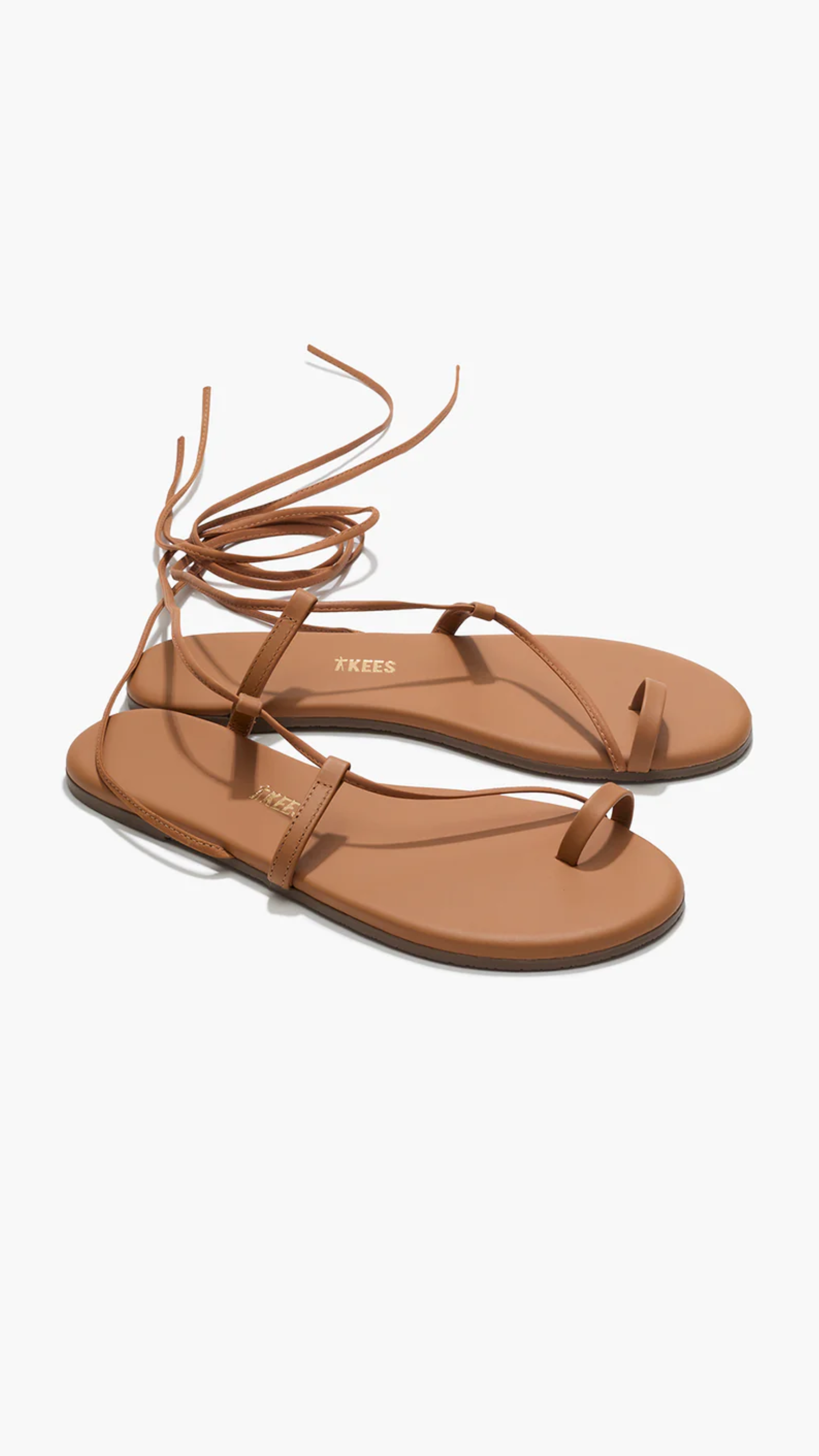 Tkees Jo Leather Sandals in Hazelton