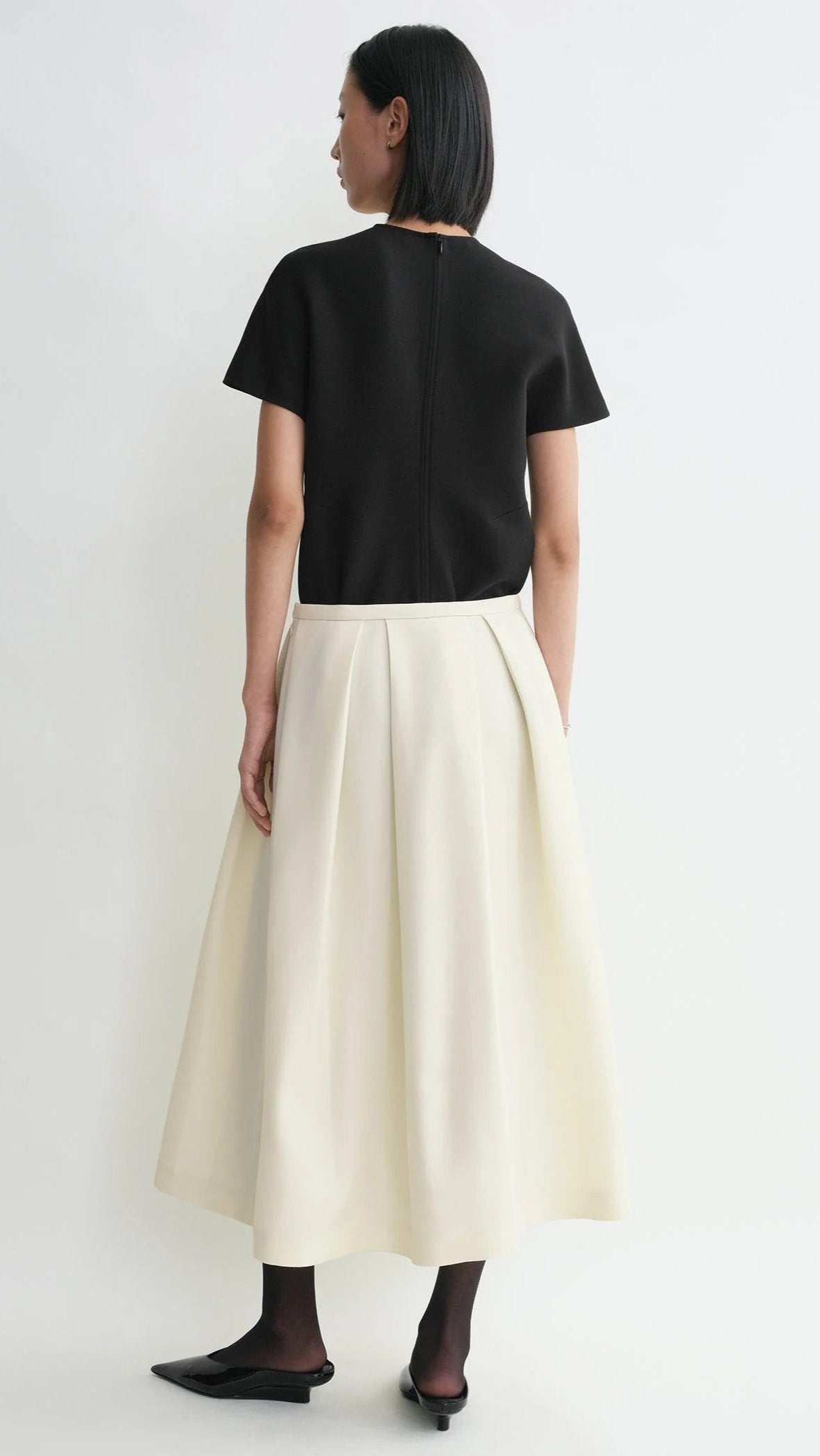 Toteme Wool Silk Twinflower Skirt