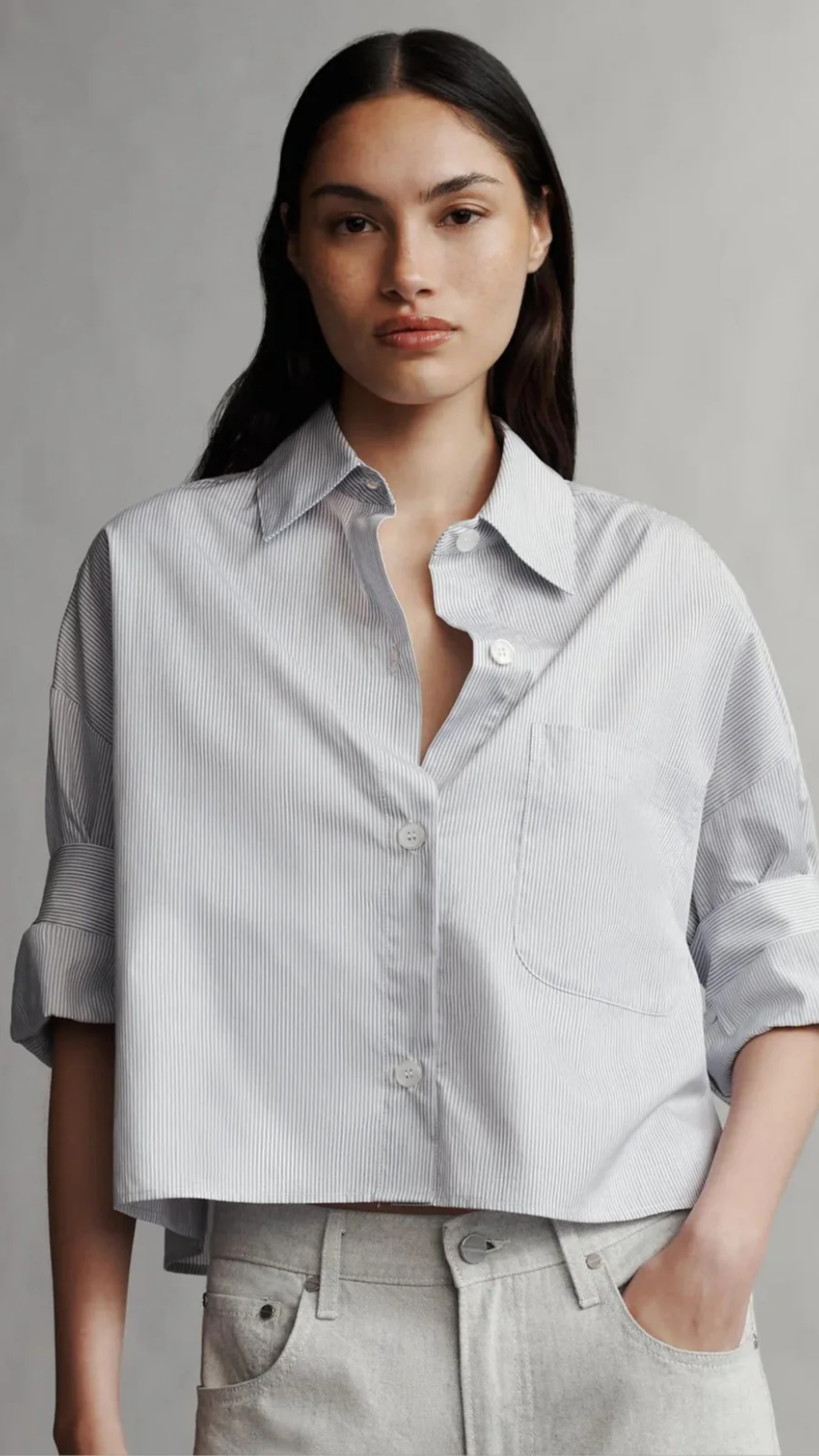 TWP Next Ex Cropped Shirt