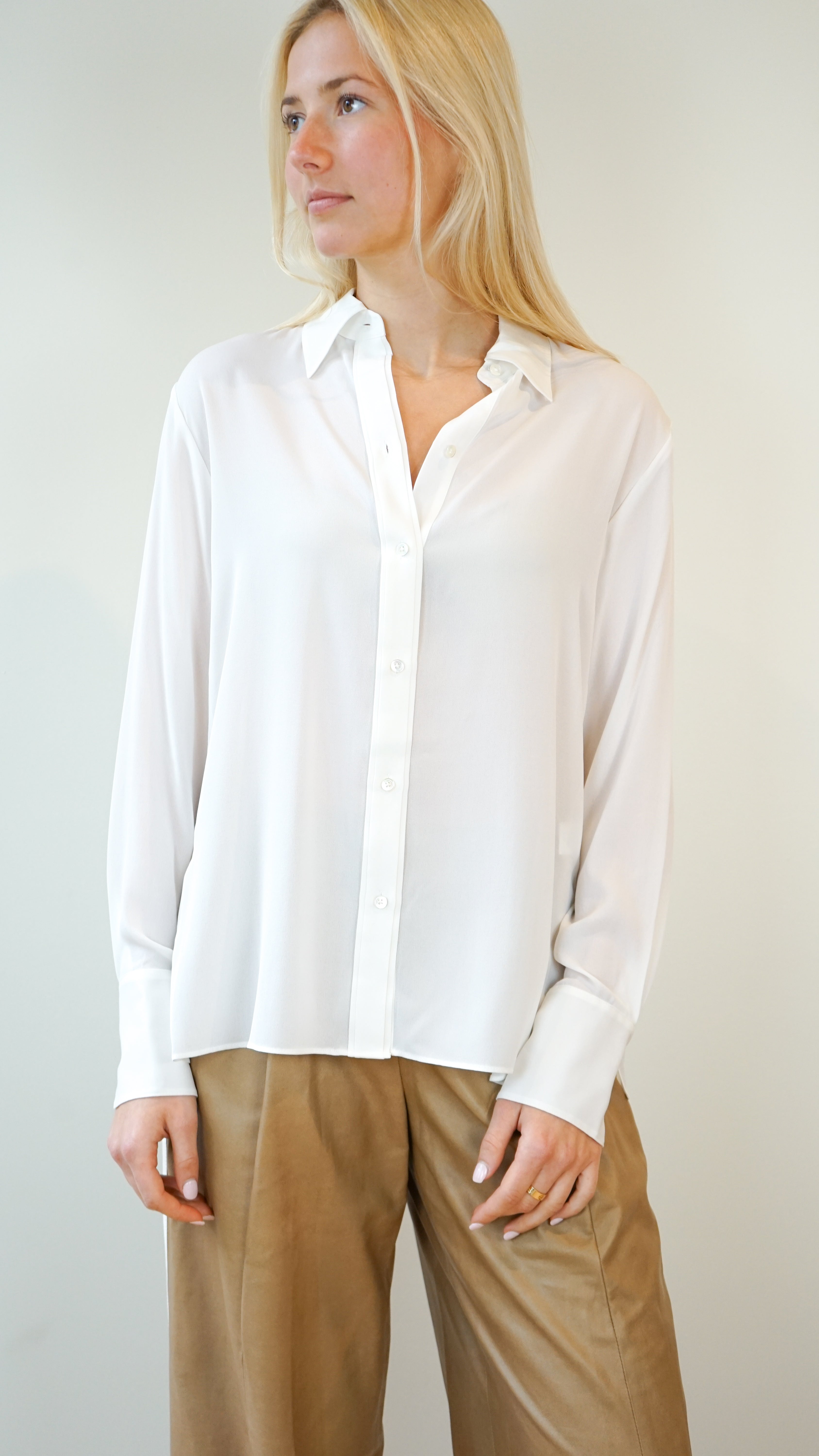 TWP New Joey Shirt in Ivory