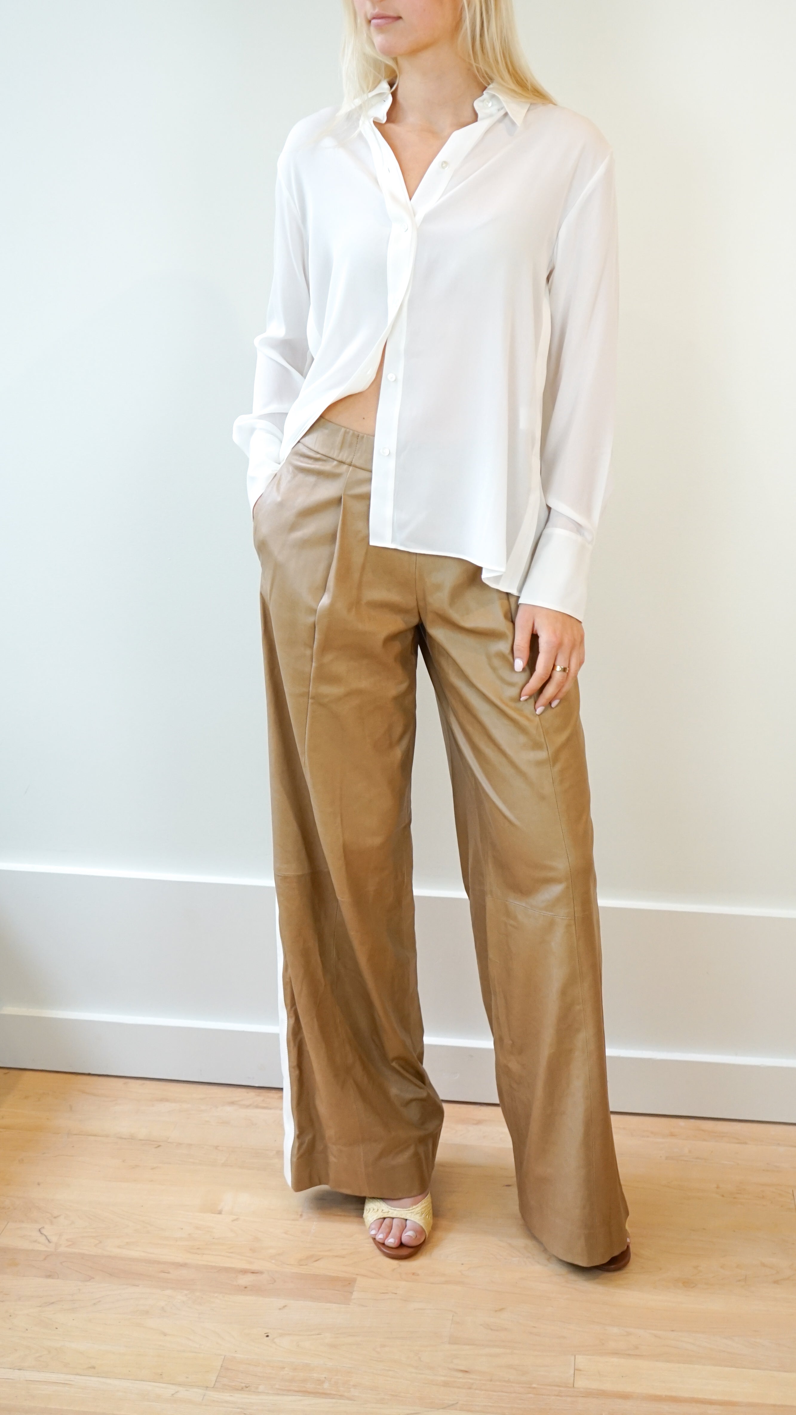 TWP New Joey Shirt in Ivory