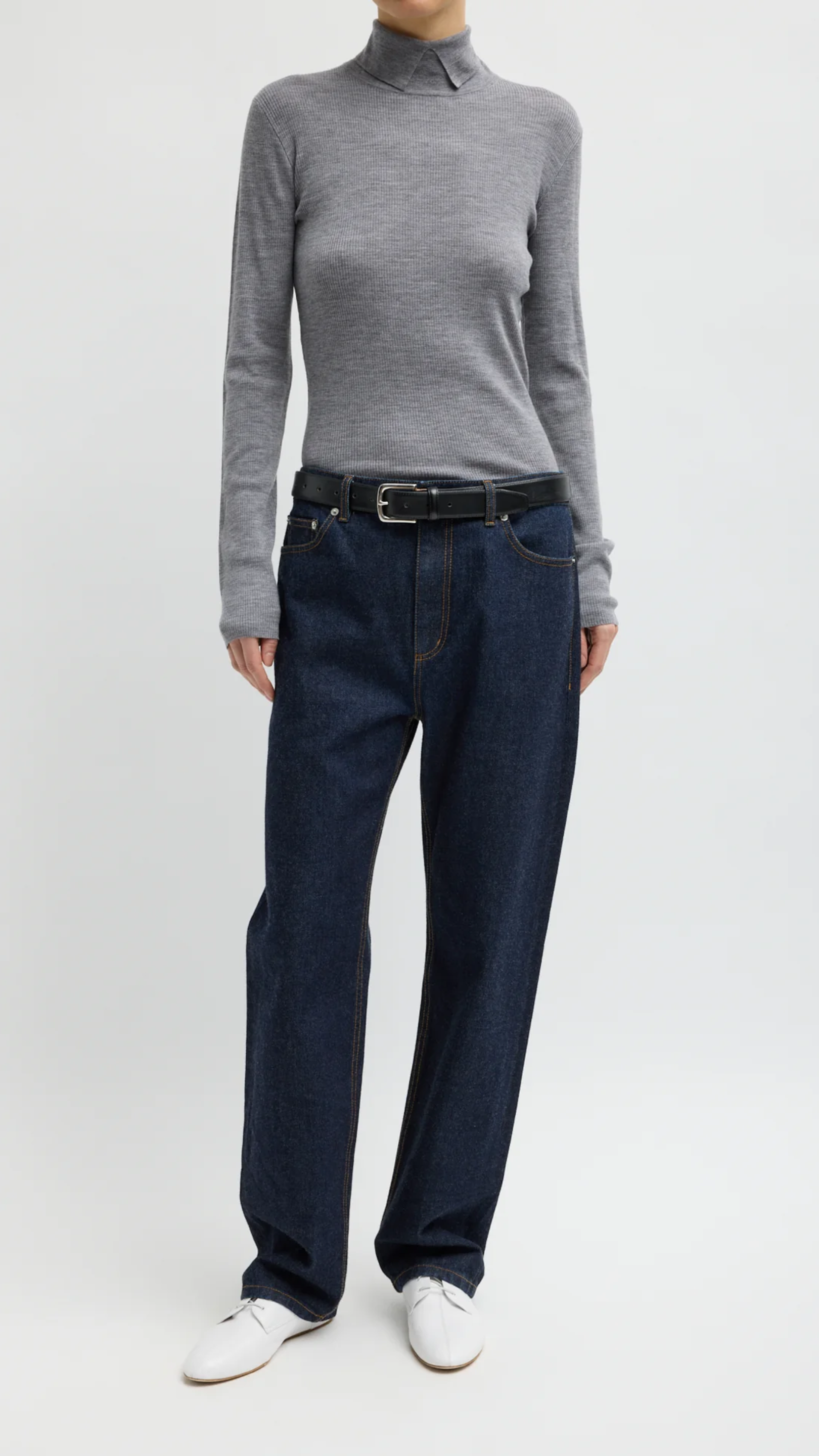 Tibi Selvedge Denim 5 Pocket Alec Jean