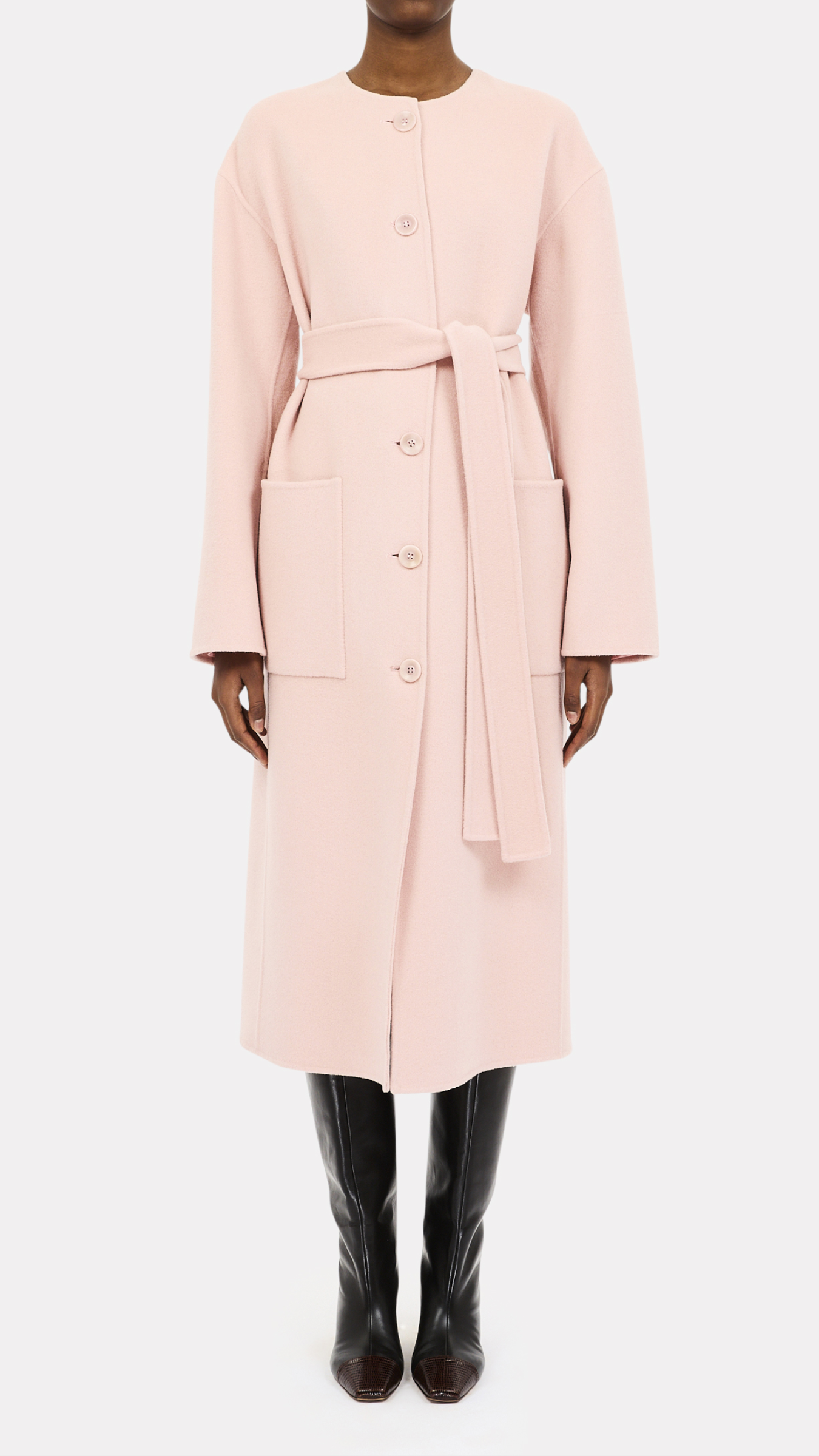 Ulla Johnson Fernanda Wool Coat in Powder
