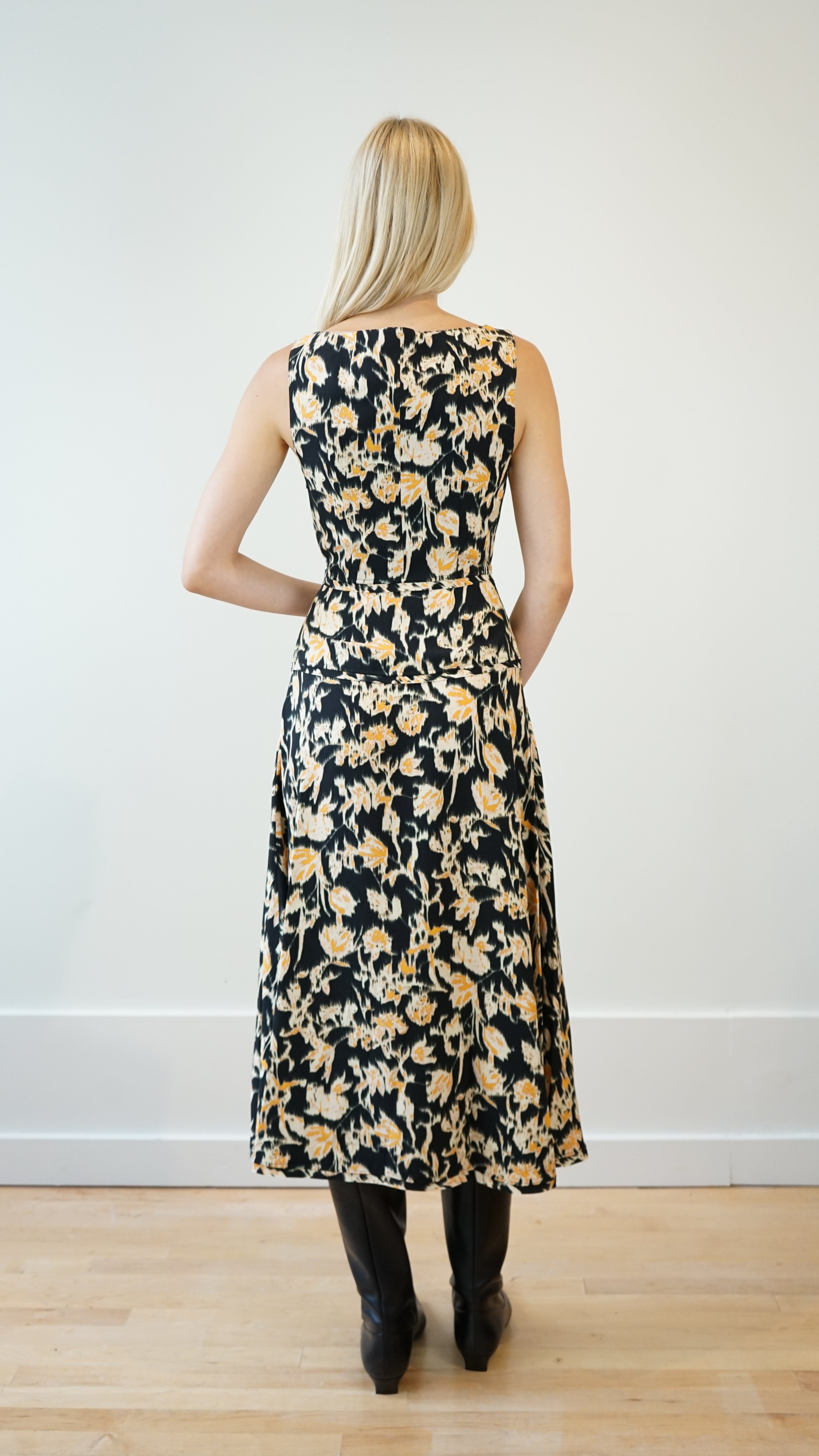 Ulla Johnson Vivi Sweetheart Midi Dress in Tourmaline
