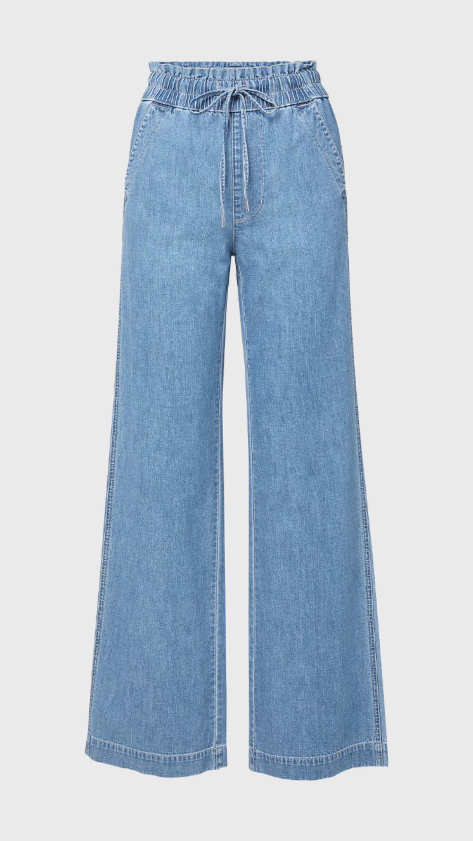 Veronica Beard Dunford Drawcord Pant in Amethyst Frost
